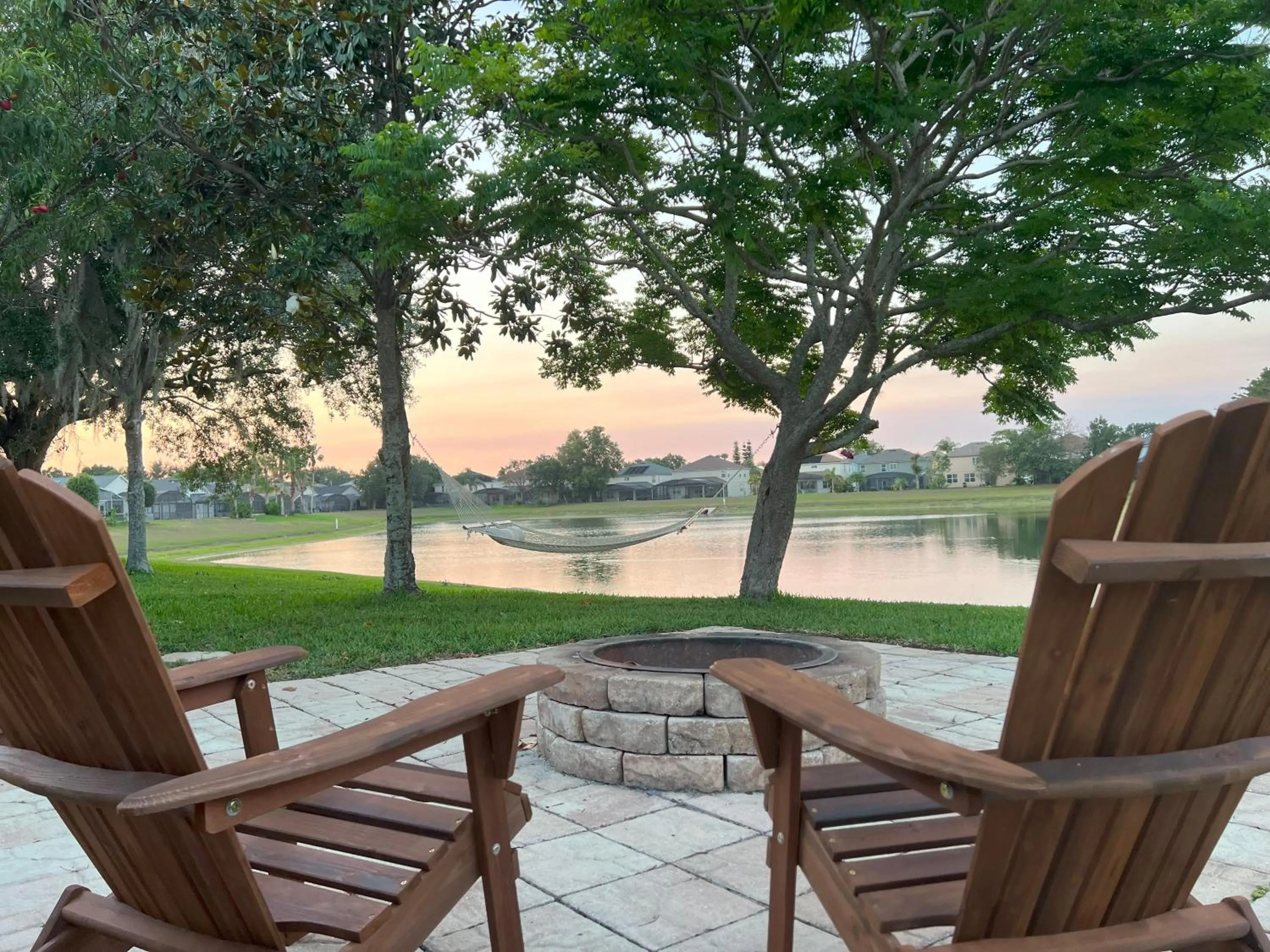 Lake view in Magical Castle Near Theme Parks