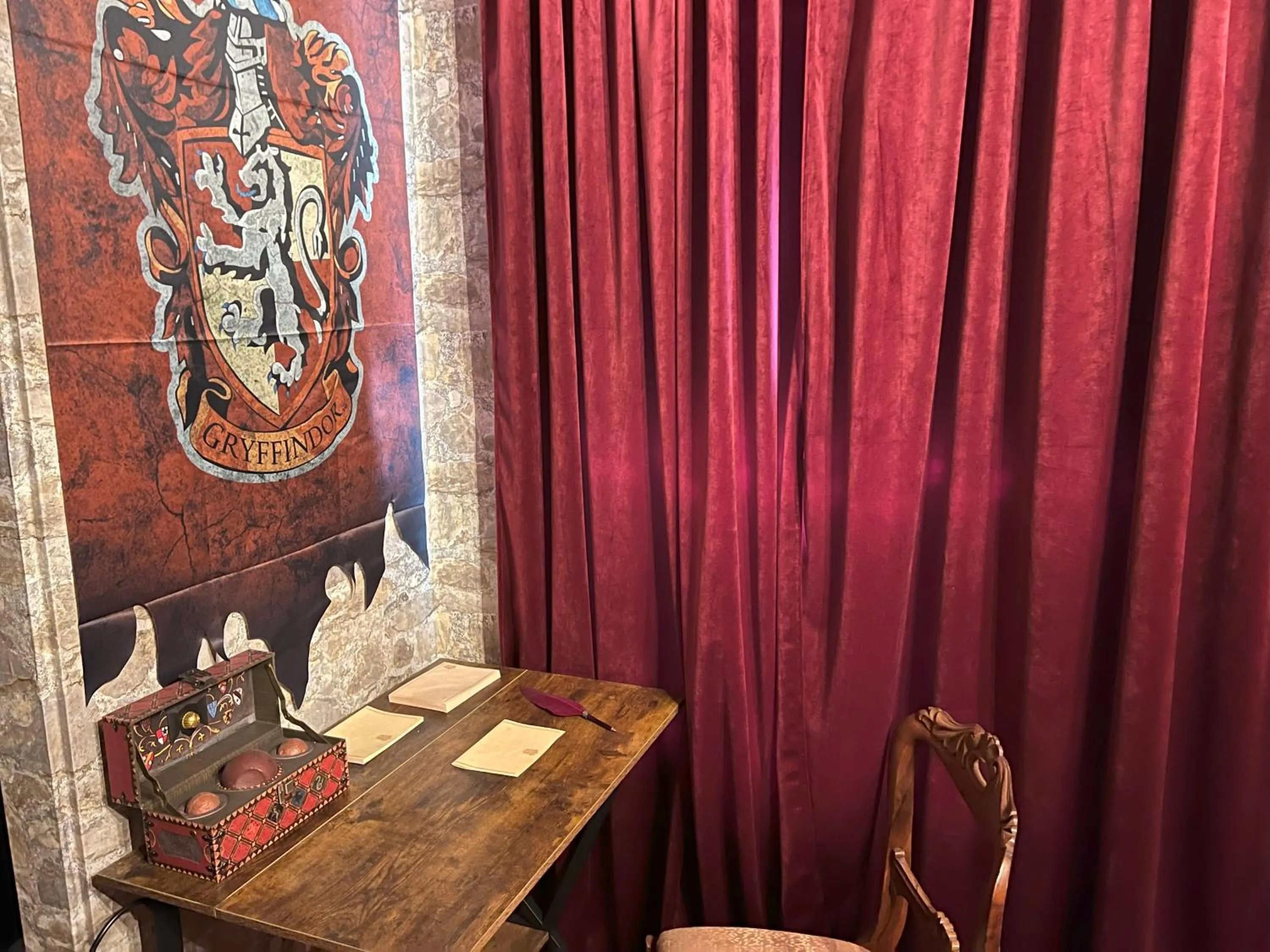 Seating area in Magical Castle Near Theme Parks