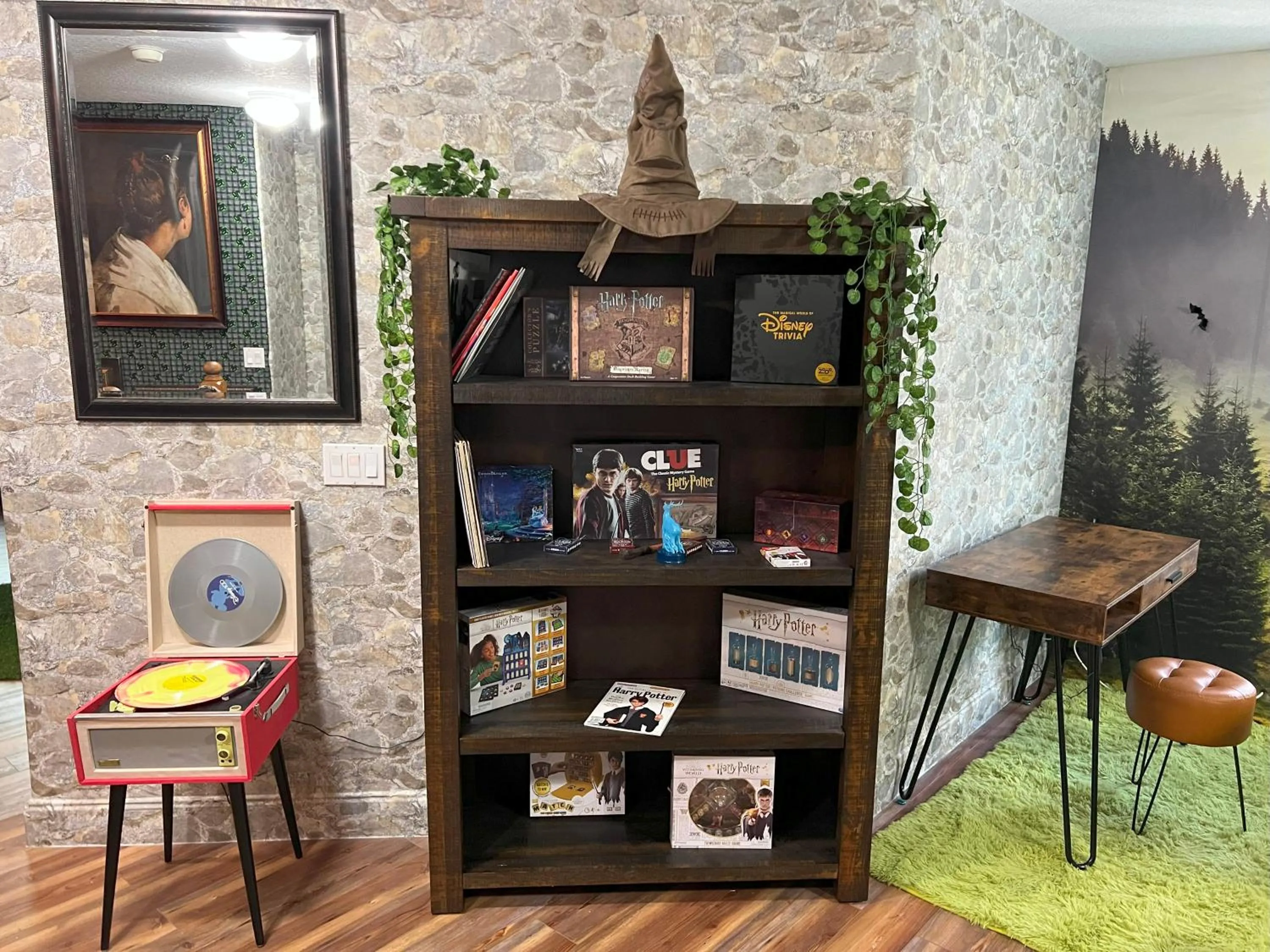 Library in Magical Castle Near Theme Parks