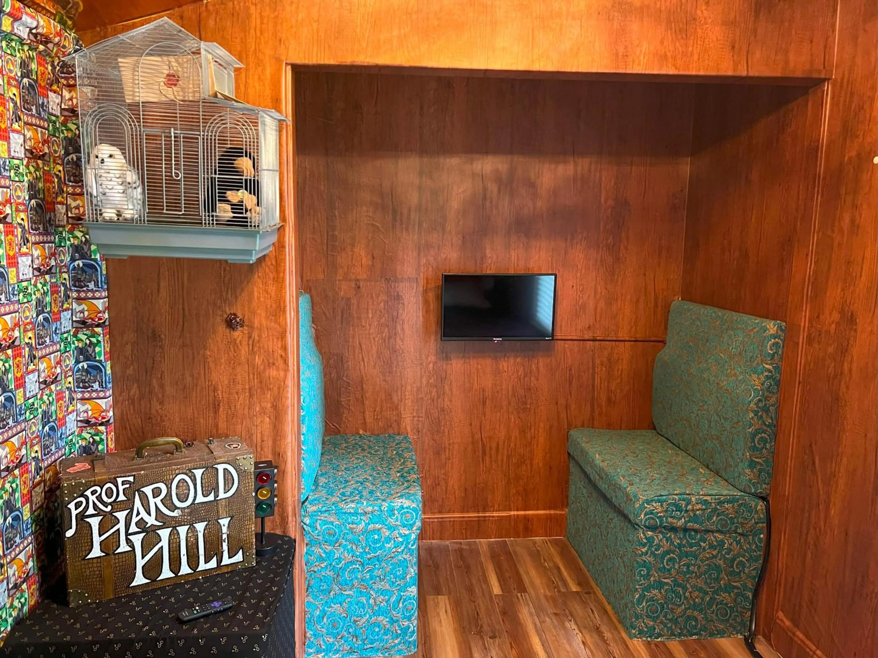 Seating area in Magical Castle Near Theme Parks