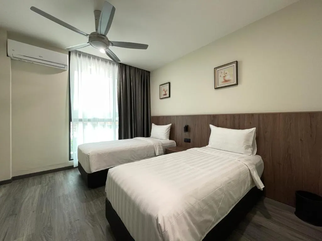 Bed in Hotel Bundusan