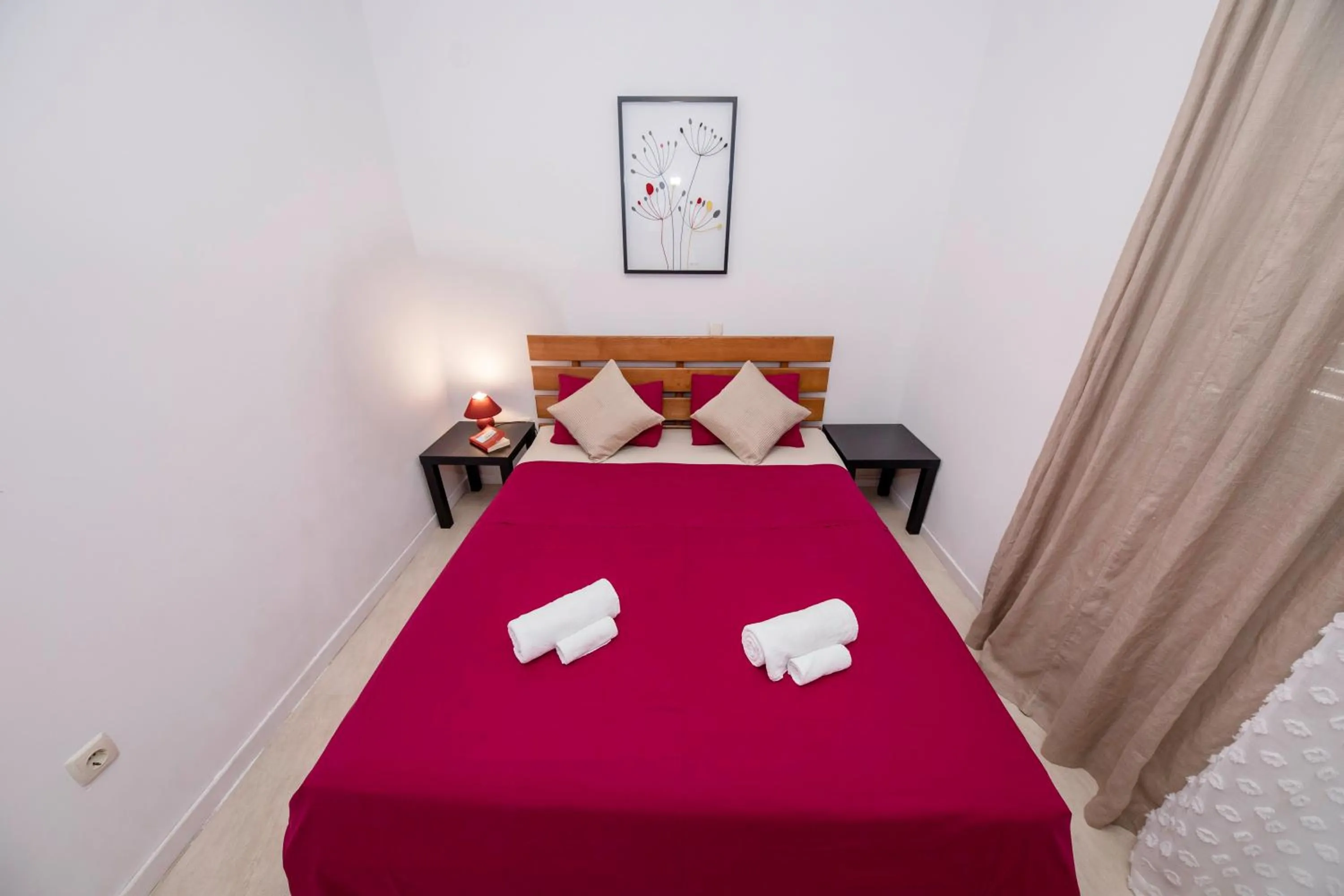 Bed in Miral Apartments