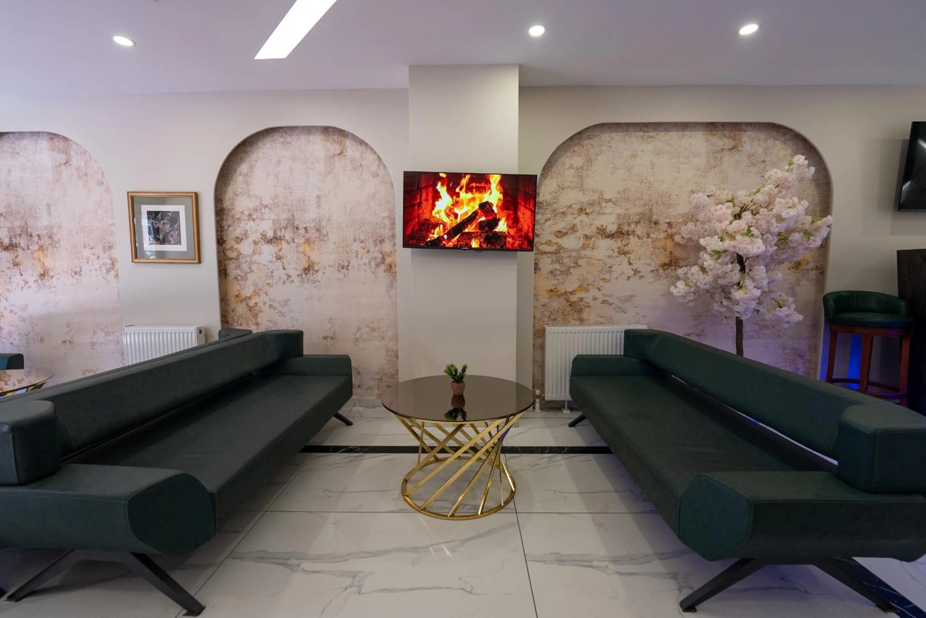 Lobby or reception in Meros Hotel