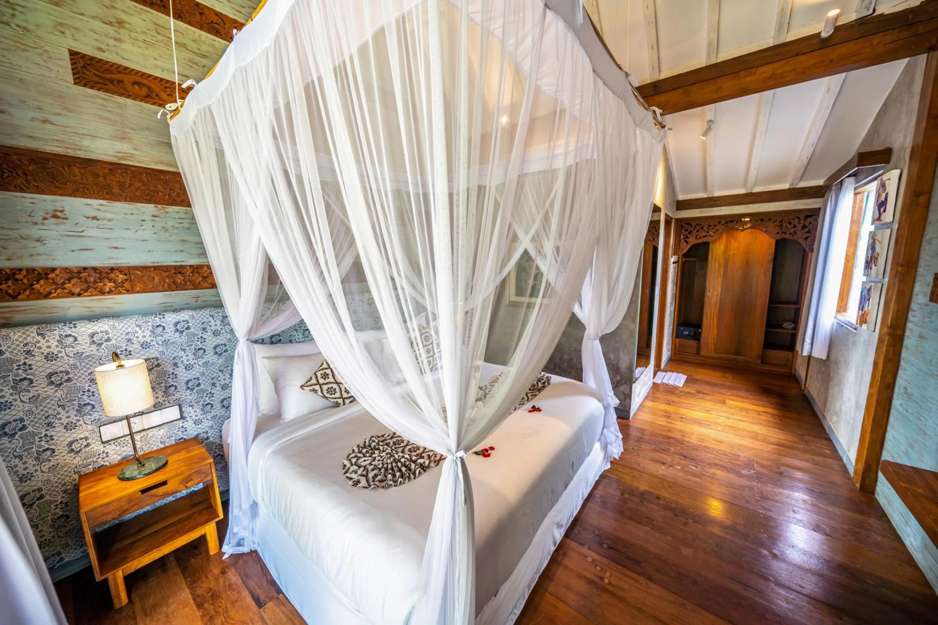 Bed in Ubud Diary Villa