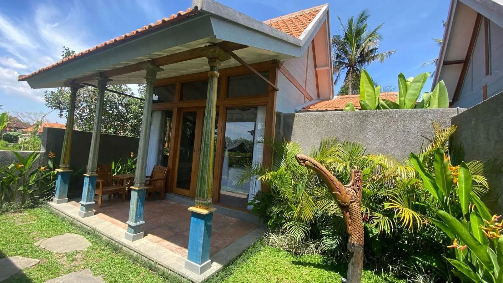 Garden view in Ubud Diary Villa