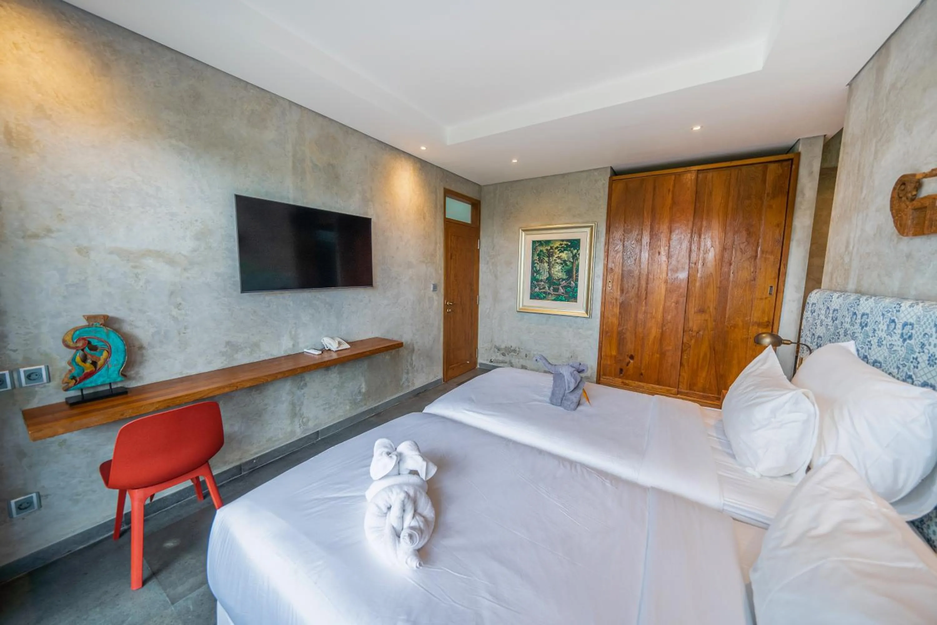 Bed in Ubud Diary Villa