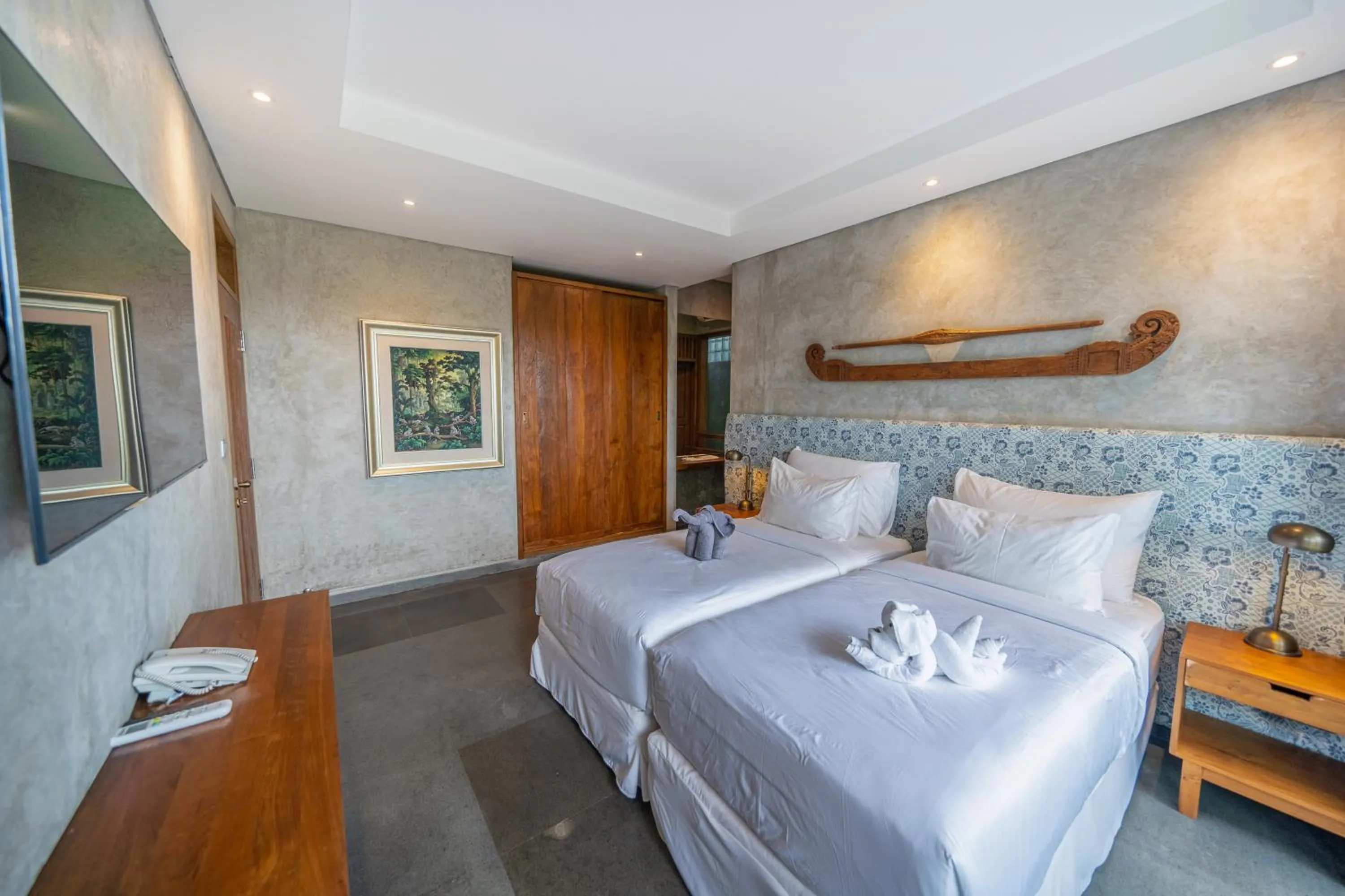 Bed in Ubud Diary Villa