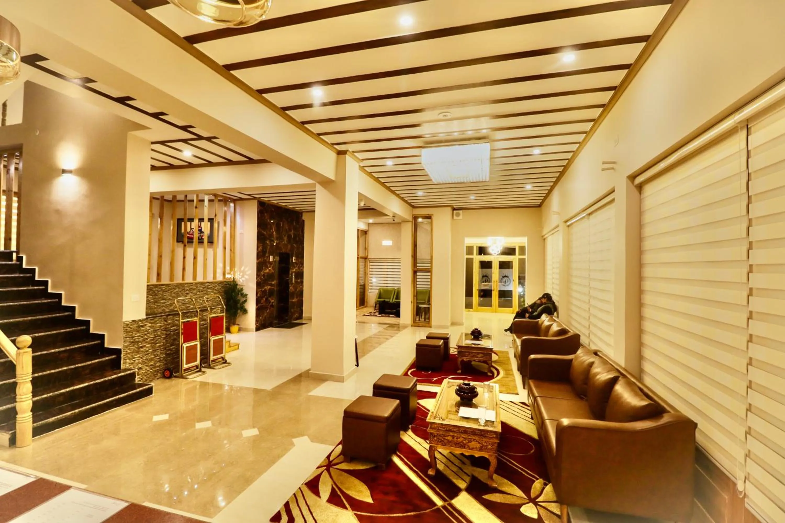 Lobby or reception in Crown Himalaya