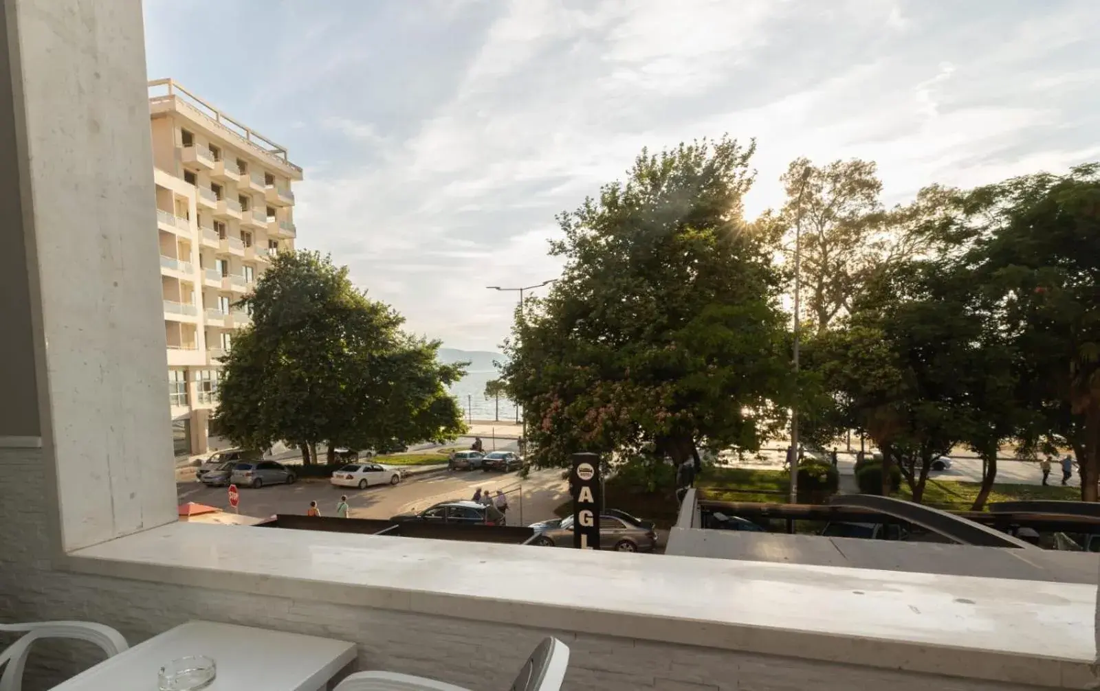 Deluxe Double Room with Balcony and Sea View in Aglon Twin's Hotel Deluxe Double Room with Balcony and Sea View in Aglon Twin's Hotel