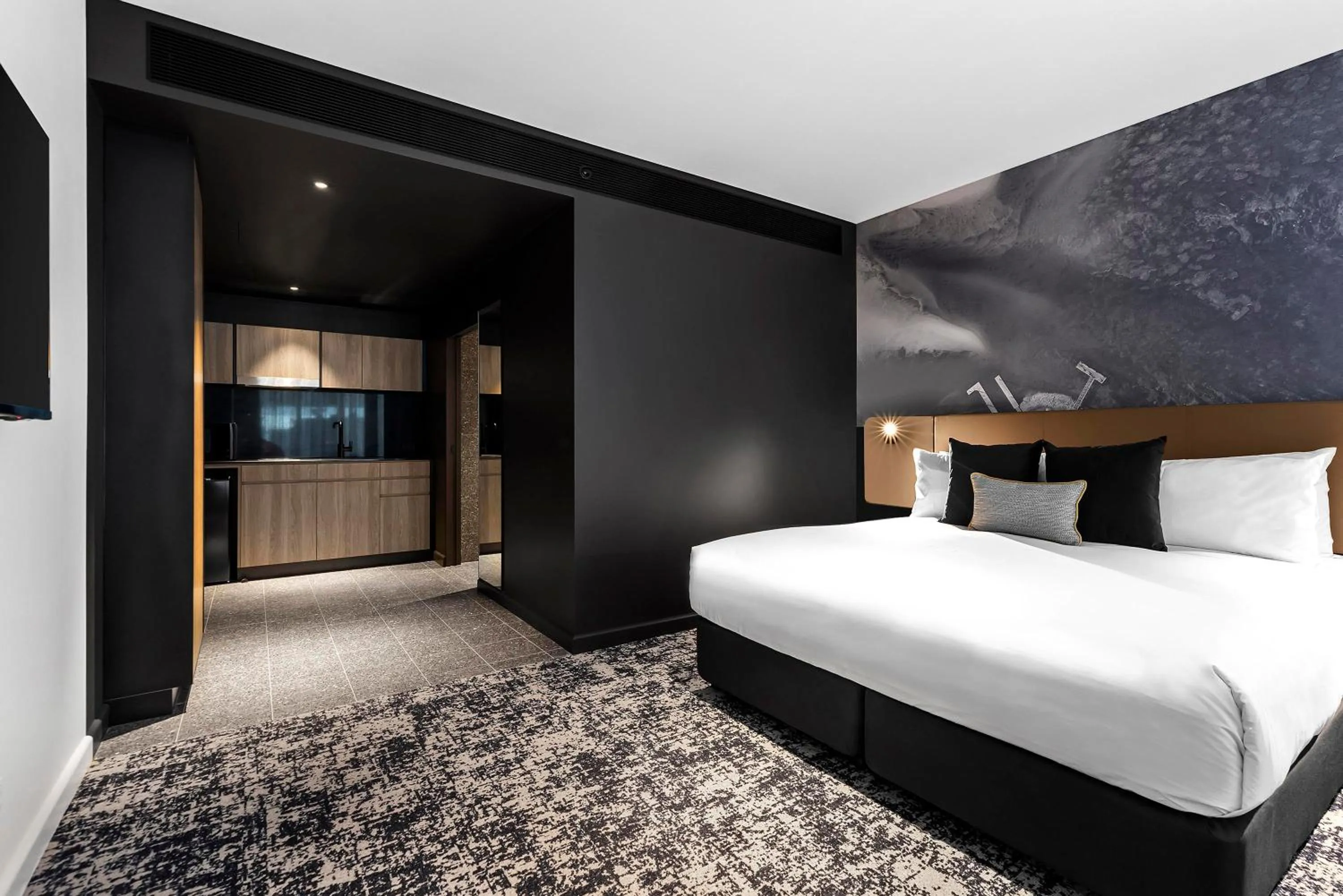 Bed in Citadines Walker North Sydney