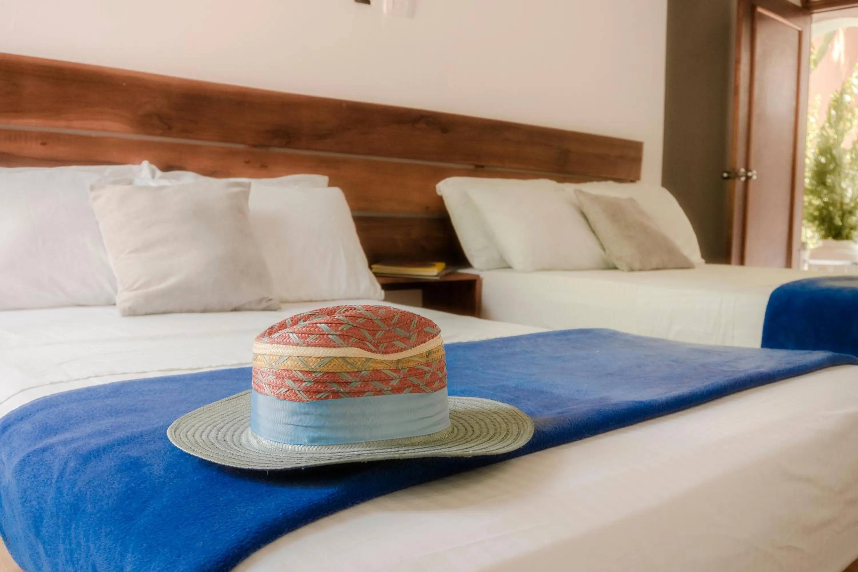 Bed in La Puerta Azul