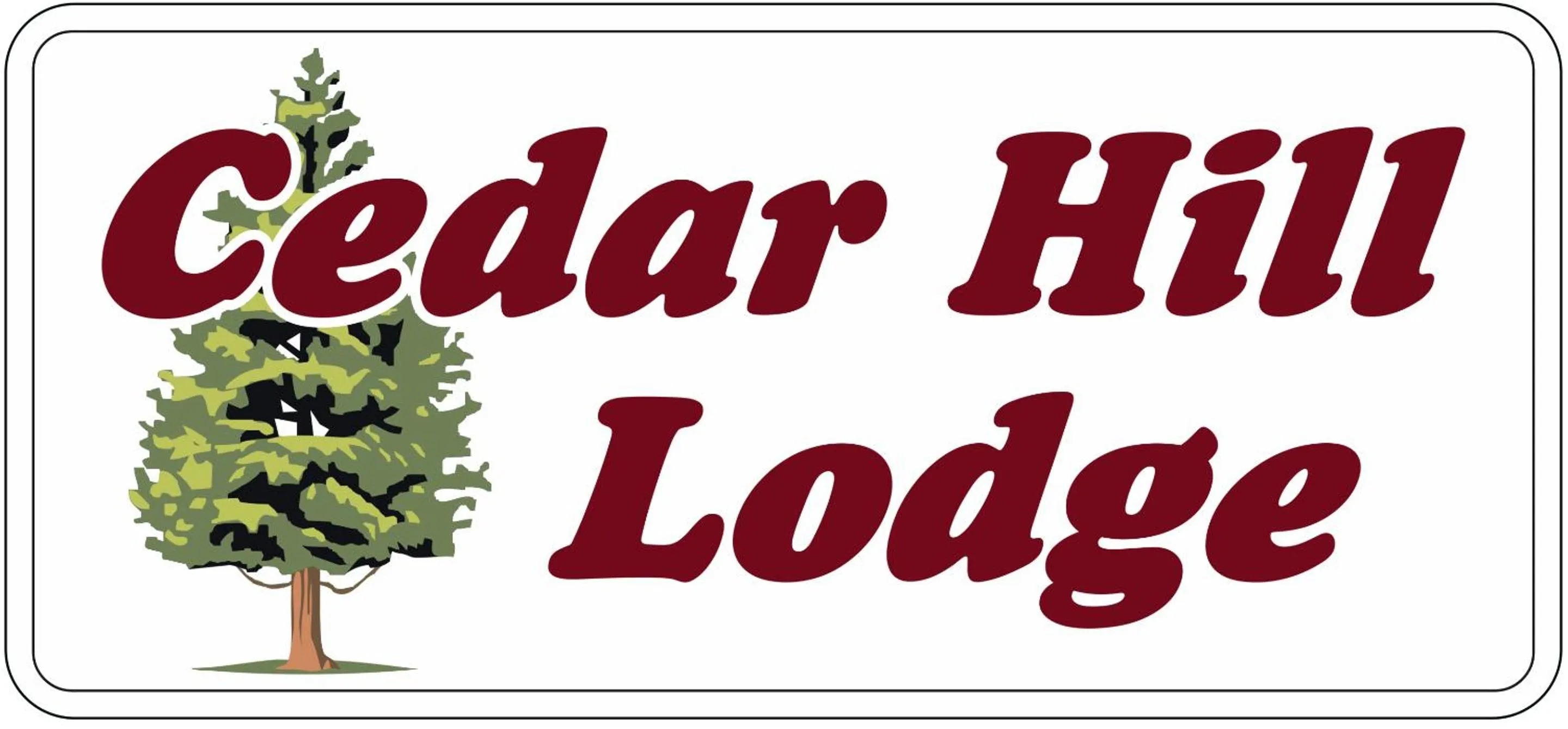 Property logo or sign in Cedar Hill Lodge