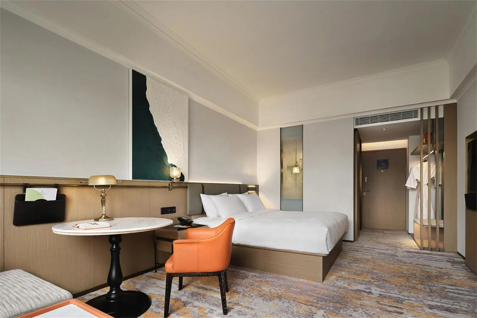 Bed in Wanda Yi Hotel Wuxi