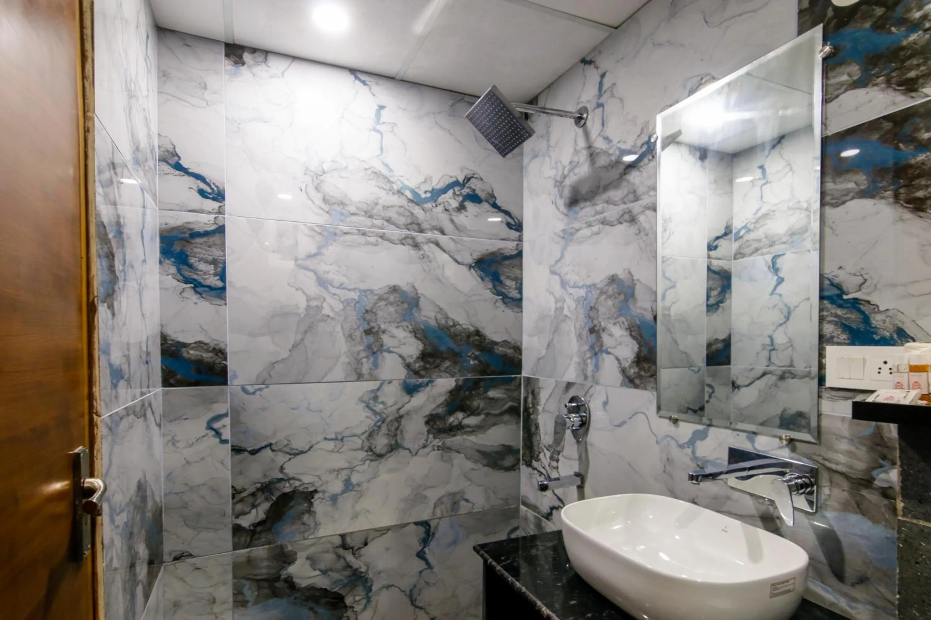 Shower in Hotel Royal Rosette Near New Delhi Railway Station - Connaught Place and VFS