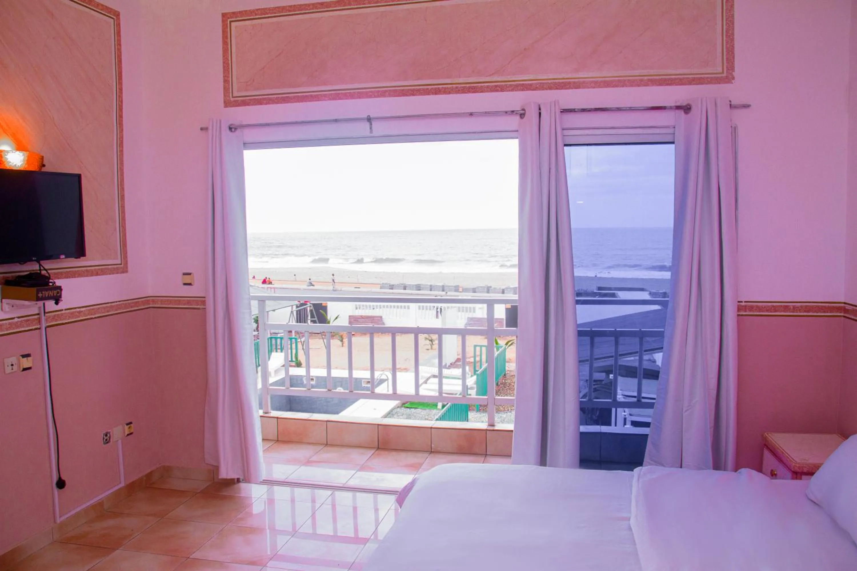 Deluxe Double Room with Sea View in Hôtel Amazone
