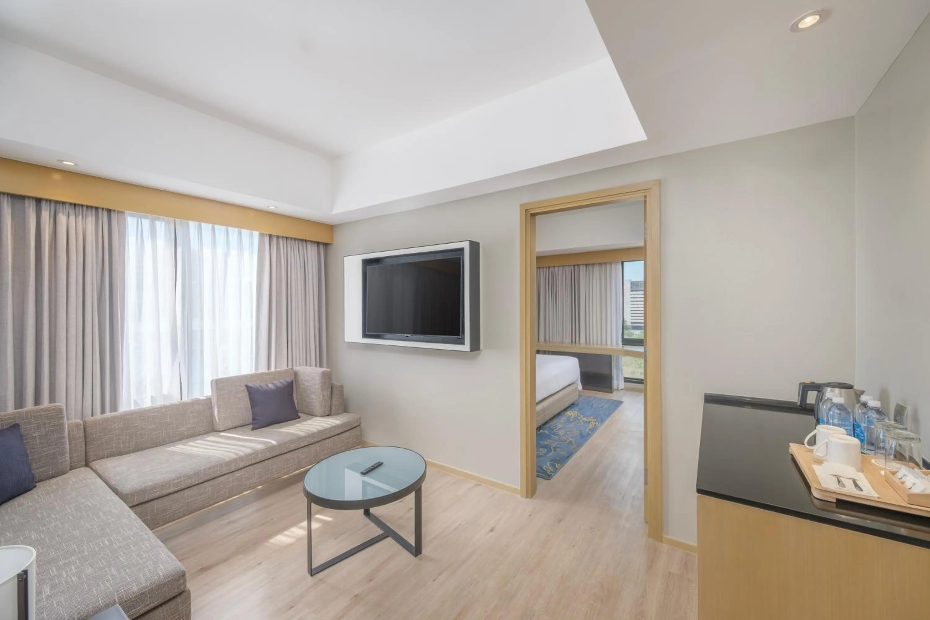 Communal lounge/ TV room in Seda Manila Bay near Ayala Malls