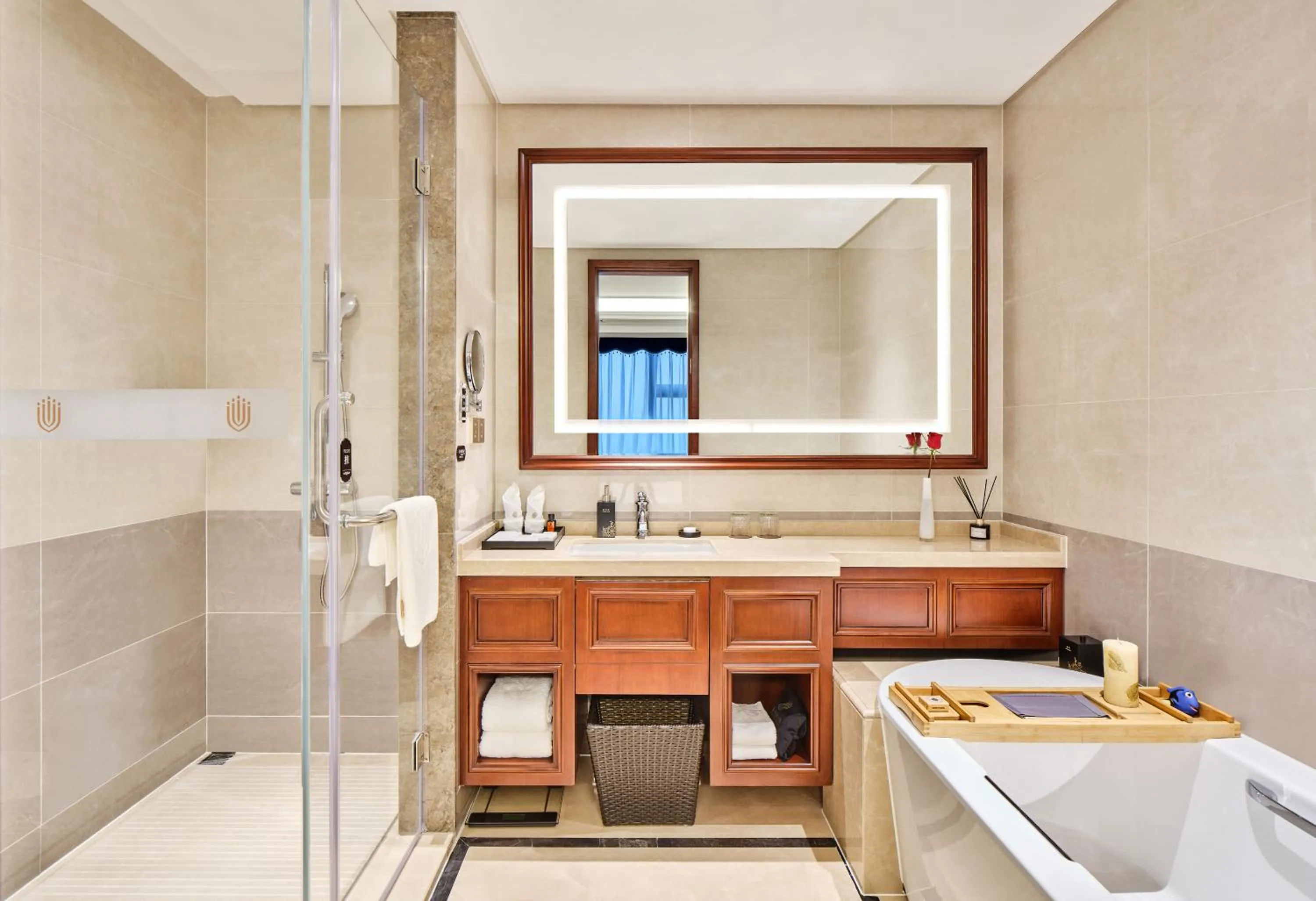 Bathroom in Guangming CIMC Executive Hotel Shenzhen