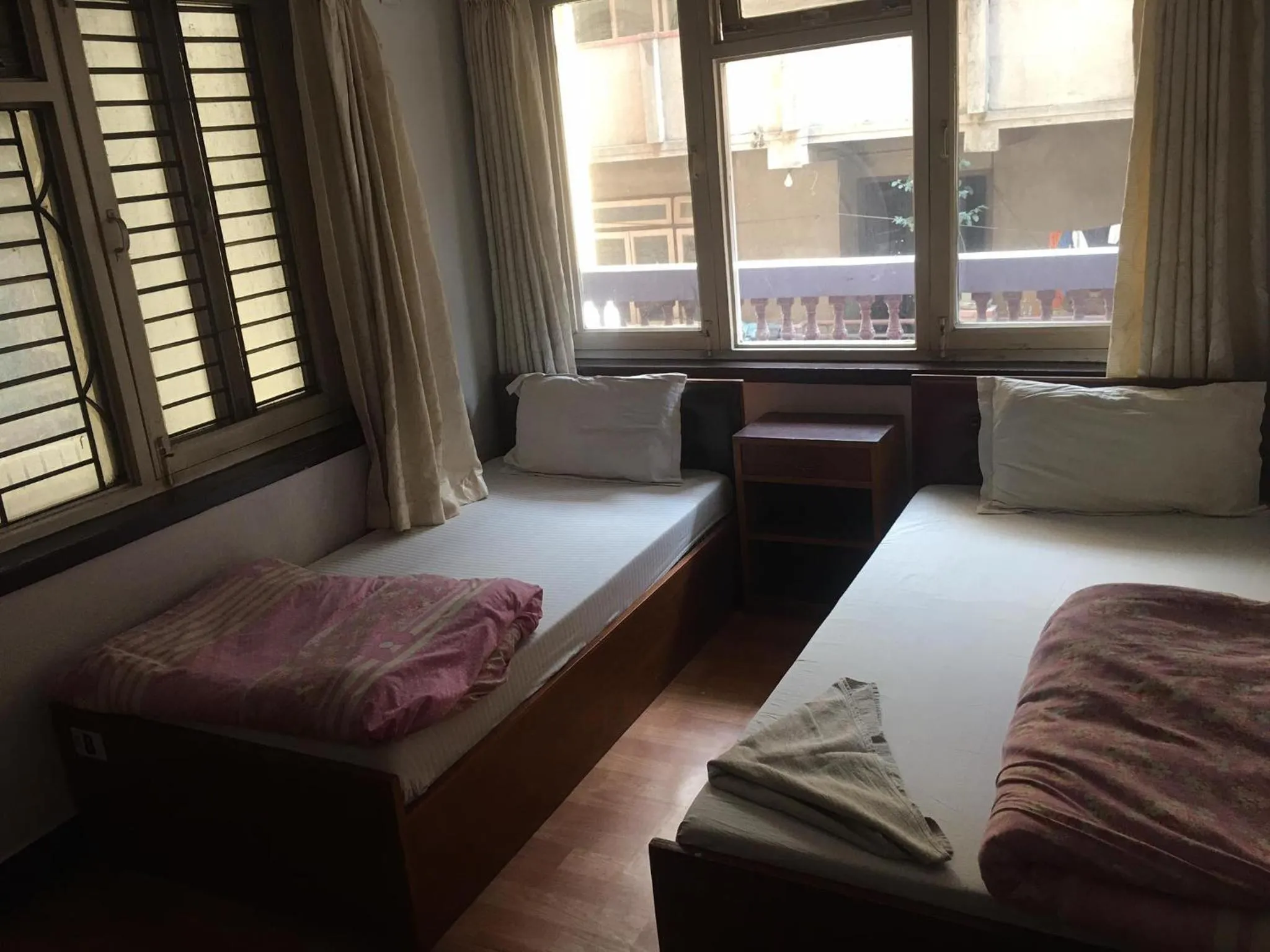 Bed in Hotel Sweet Dreams thamel kathmandu