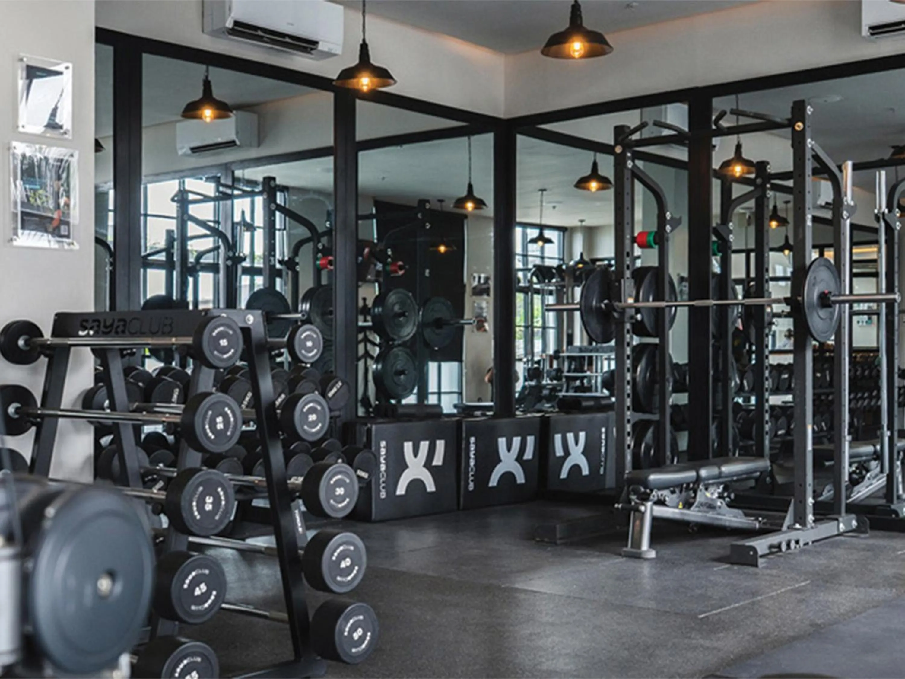 Fitness centre/facilities in Secana Beachtown Resort & Villas
