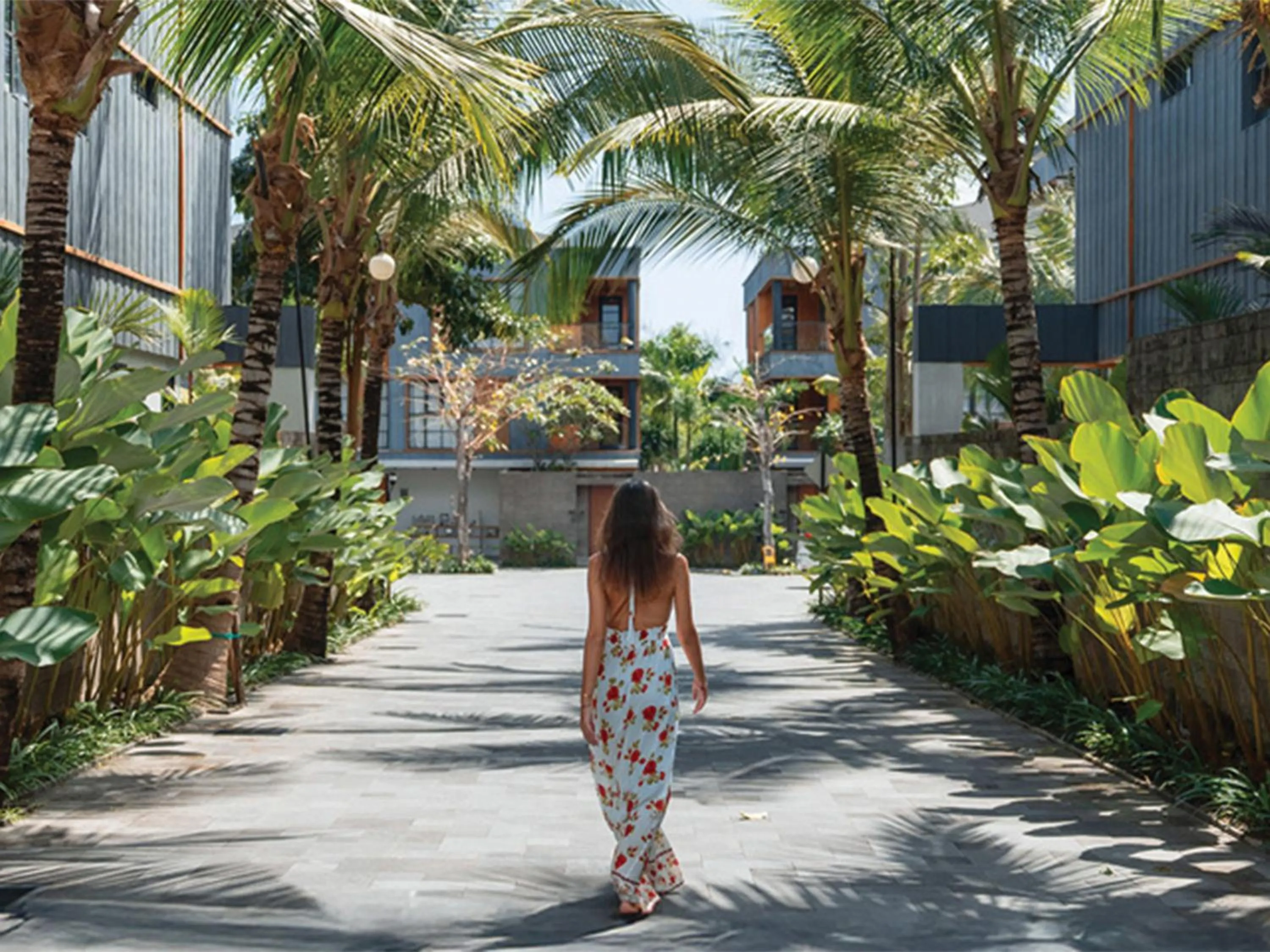 Garden in Secana Beachtown Resort & Villas