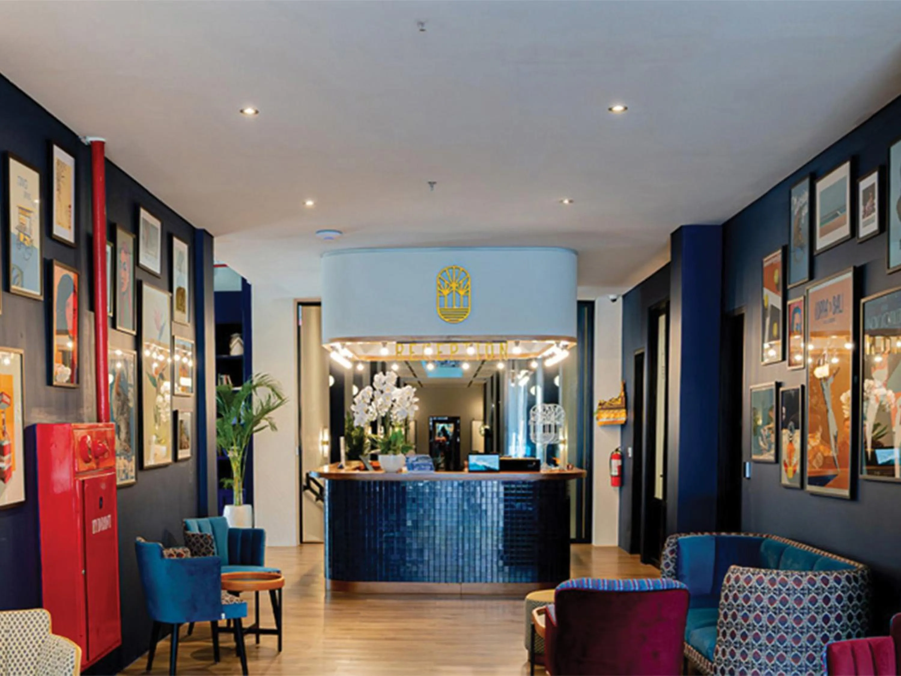 Lobby or reception in Secana Beachtown Resort & Villas