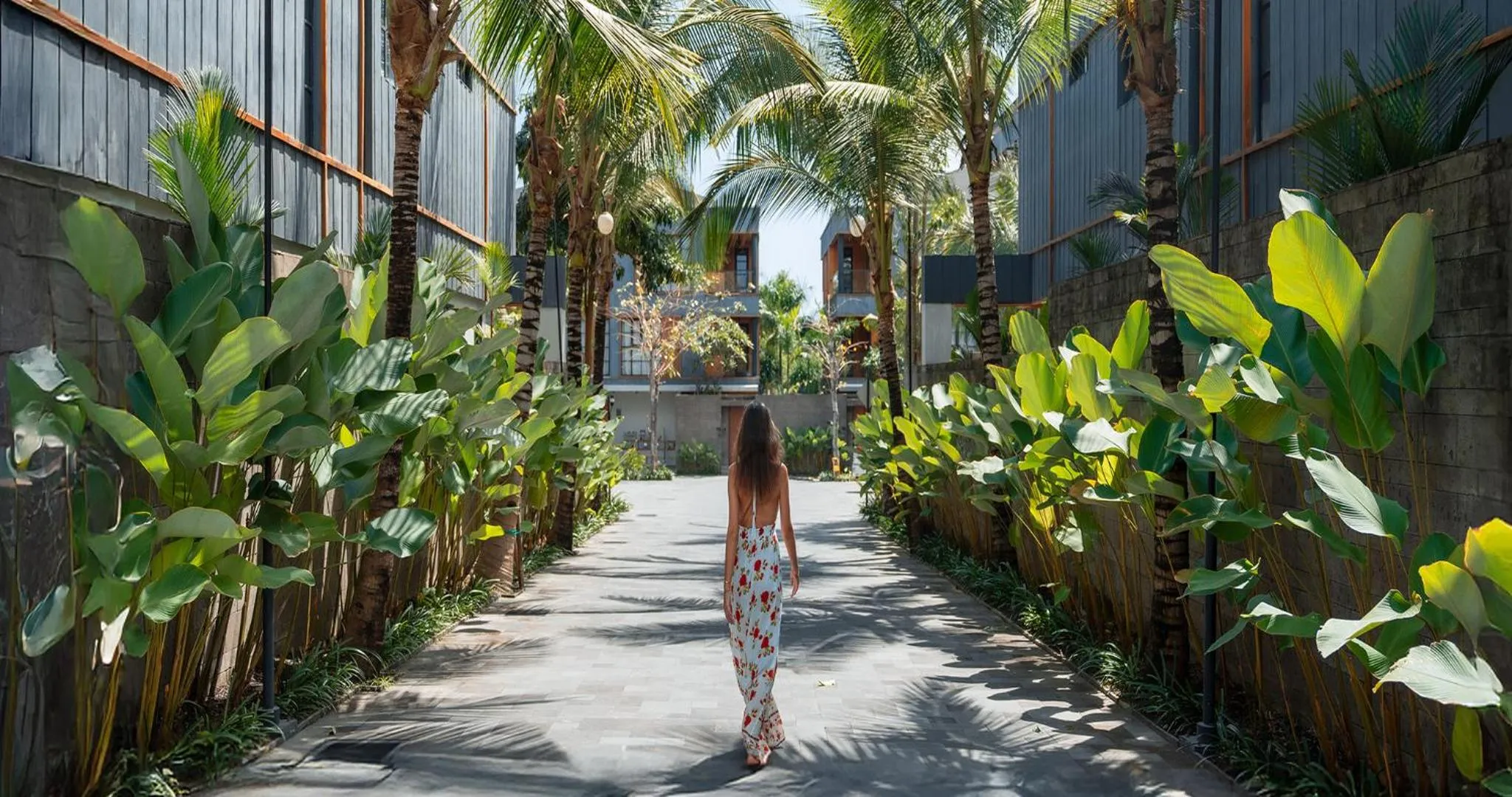 Garden in Secana Beachtown Resort & Residences