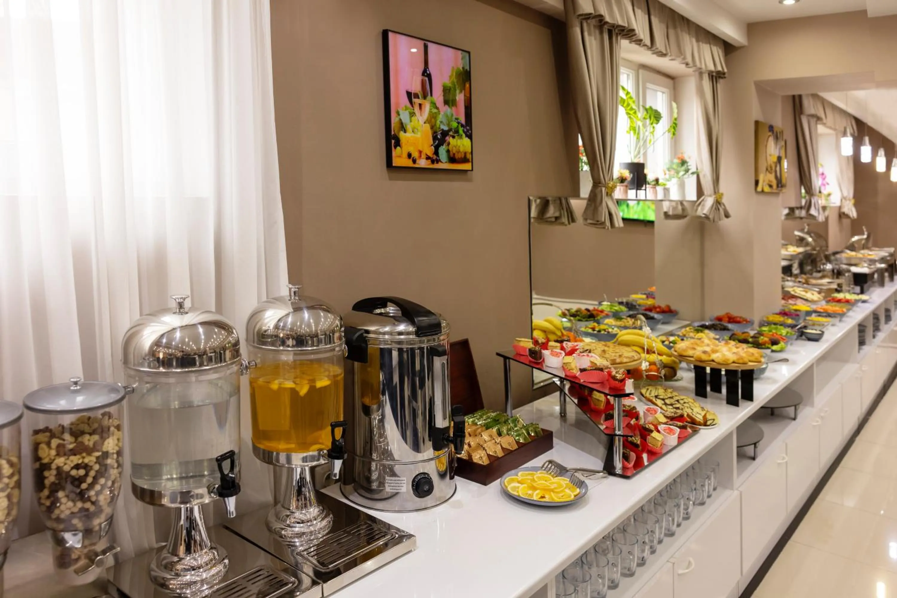 Buffet breakfast in Hotel Grand Palace