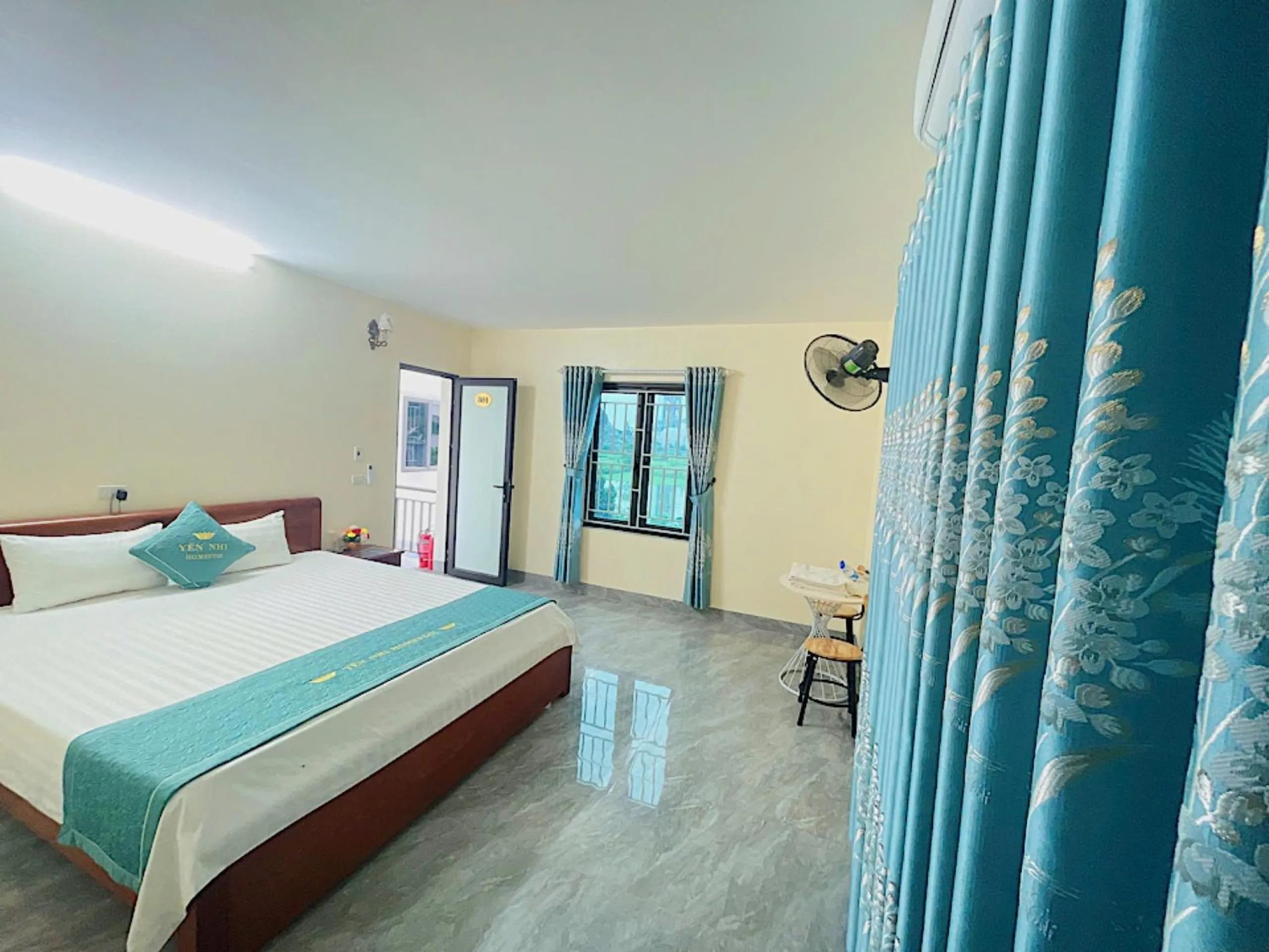 Bed in Tam Cốc Yến Nhi Homestay