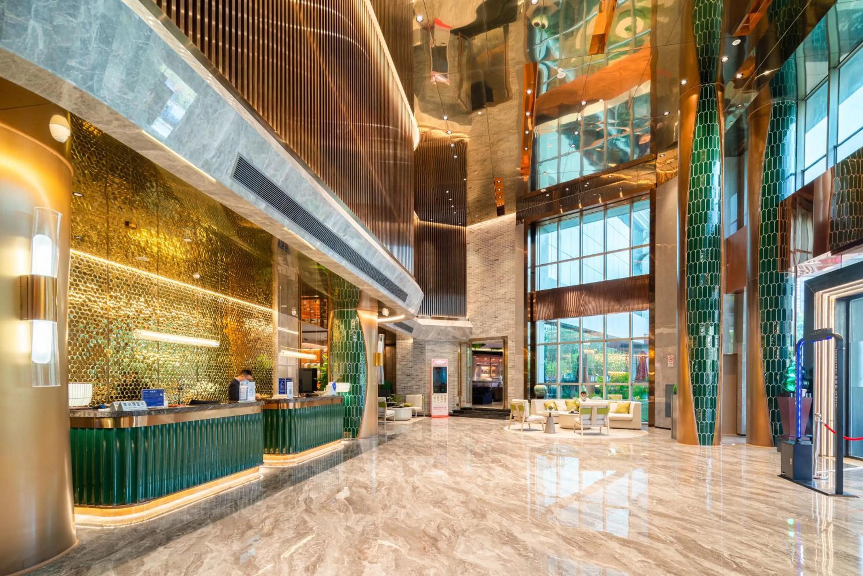Lobby or reception in Harriway Garden Hotel Houjie