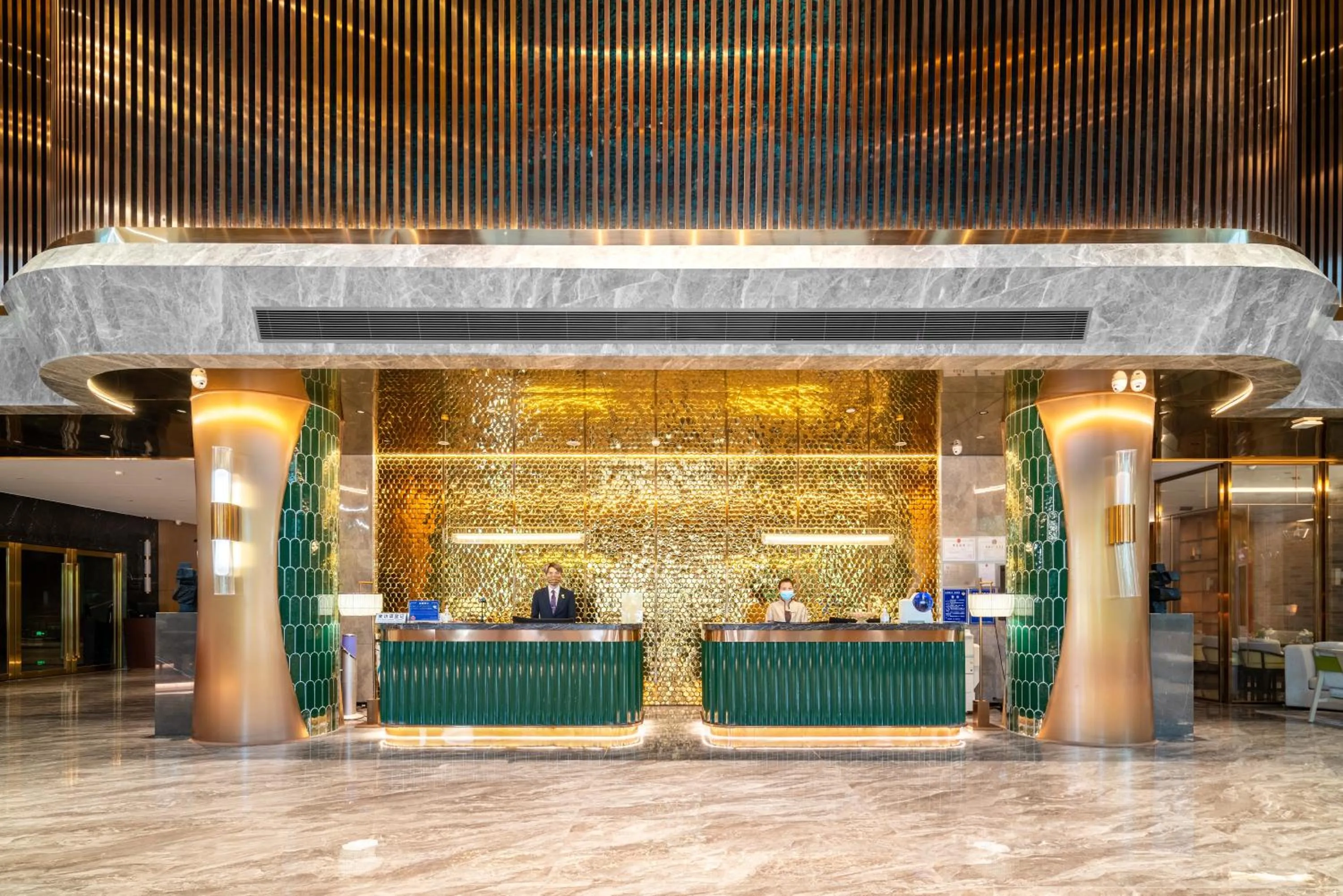 Lobby or reception in Harriway Garden Hotel Houjie