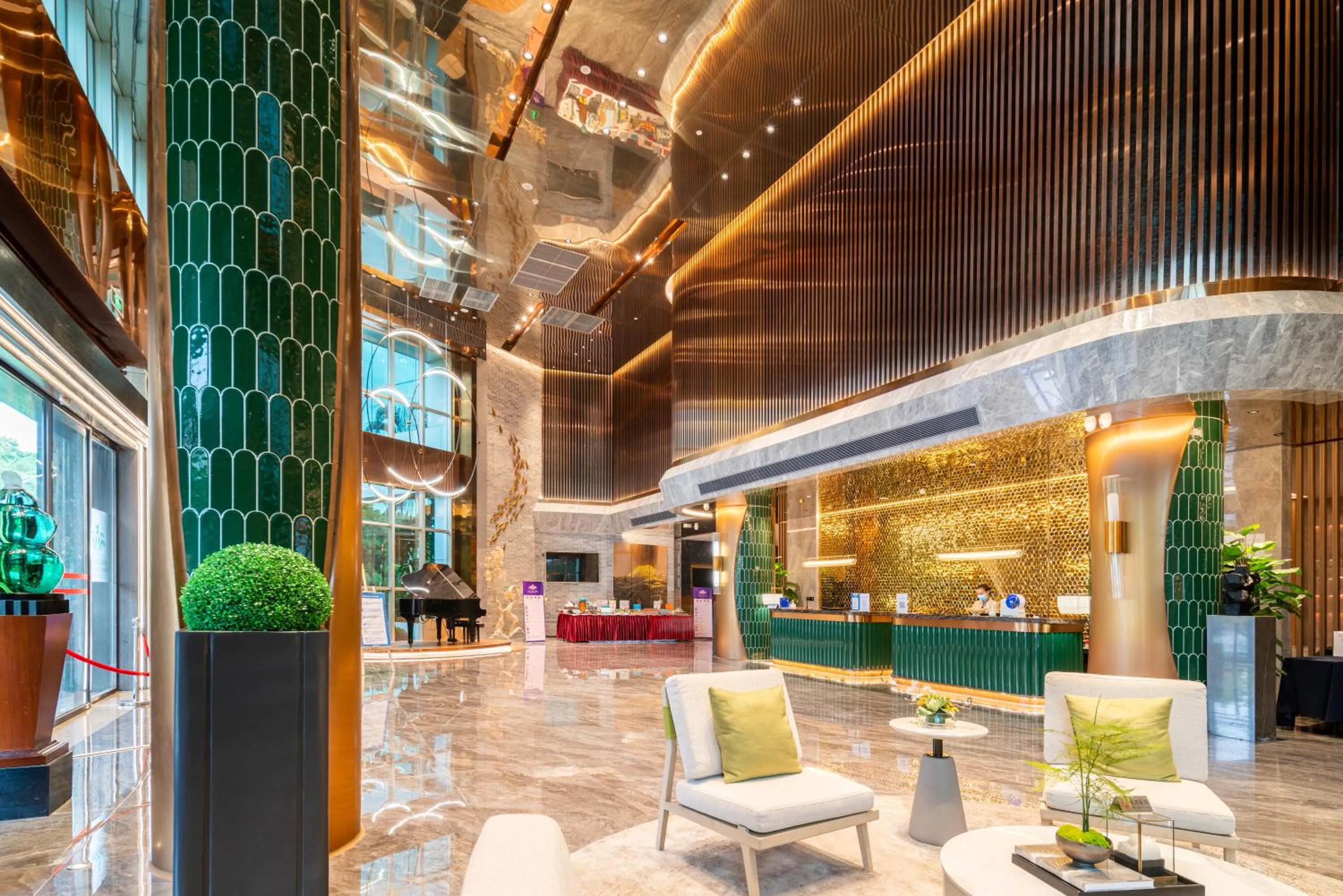 Lobby or reception in Harriway Garden Hotel Houjie
