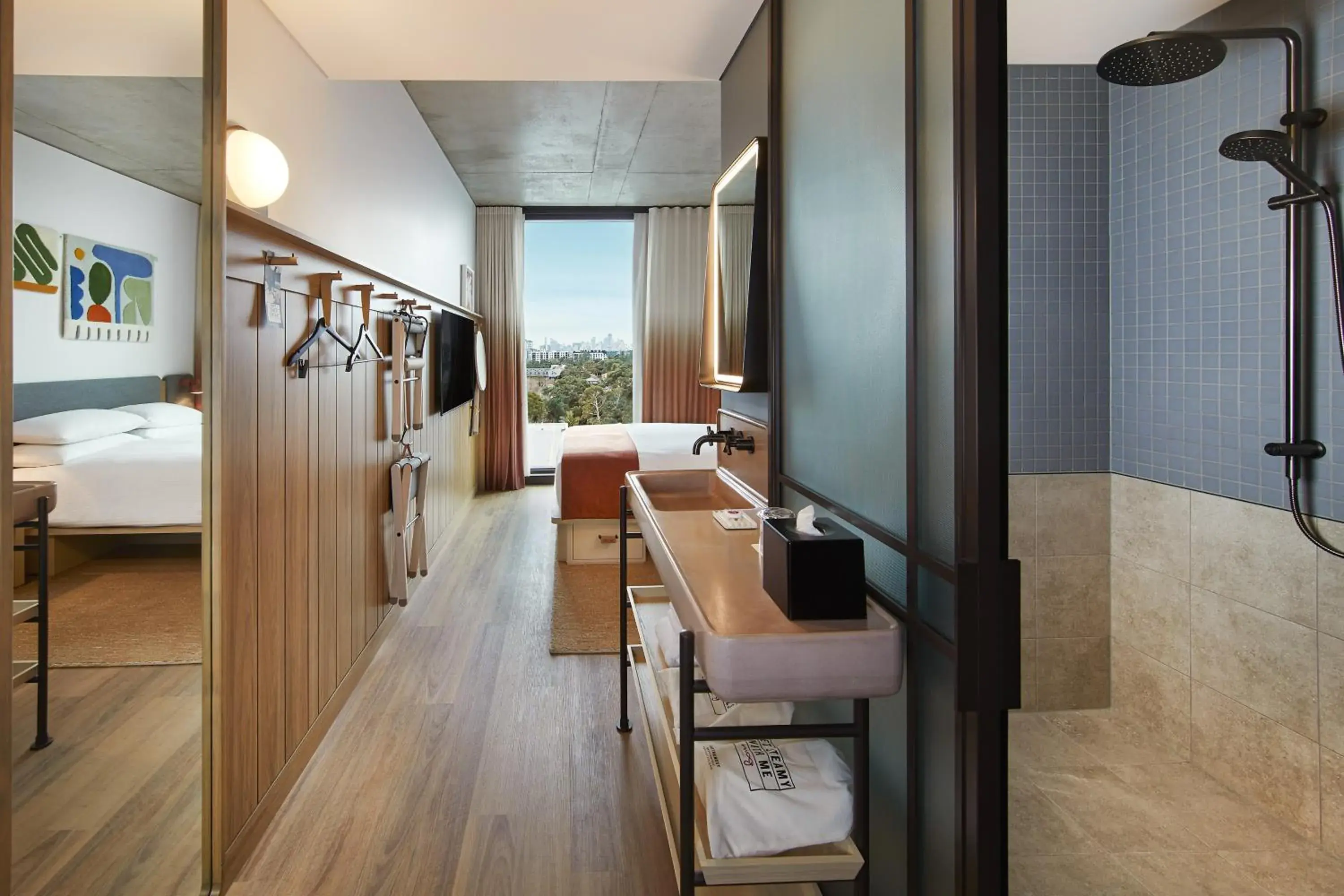 Moxy Queen Sleeper in Moxy Sydney Airport Moxy Queen Sleeper in Moxy Sydney Airport