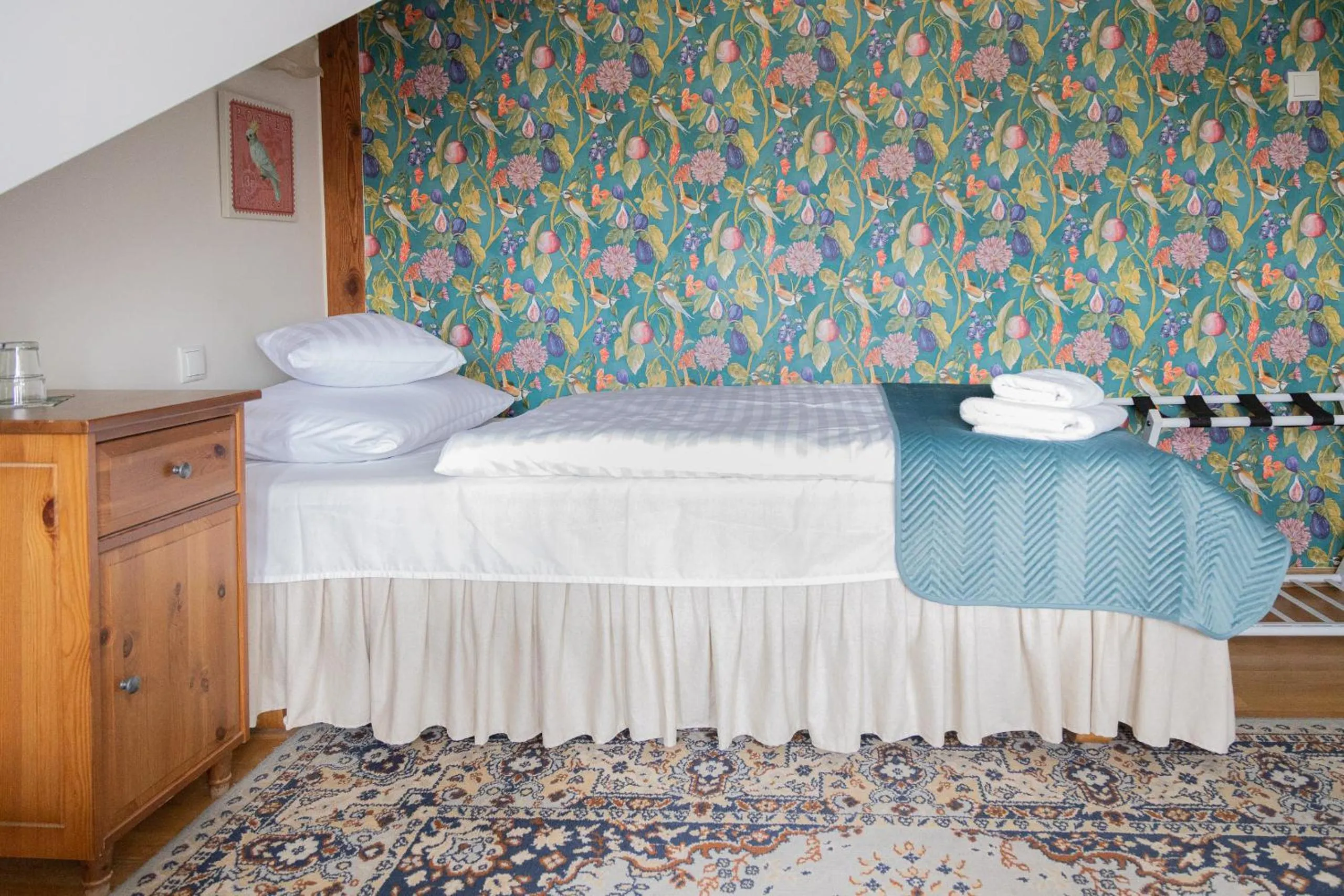 Bed in Mleczarnia Hotel Restauracja