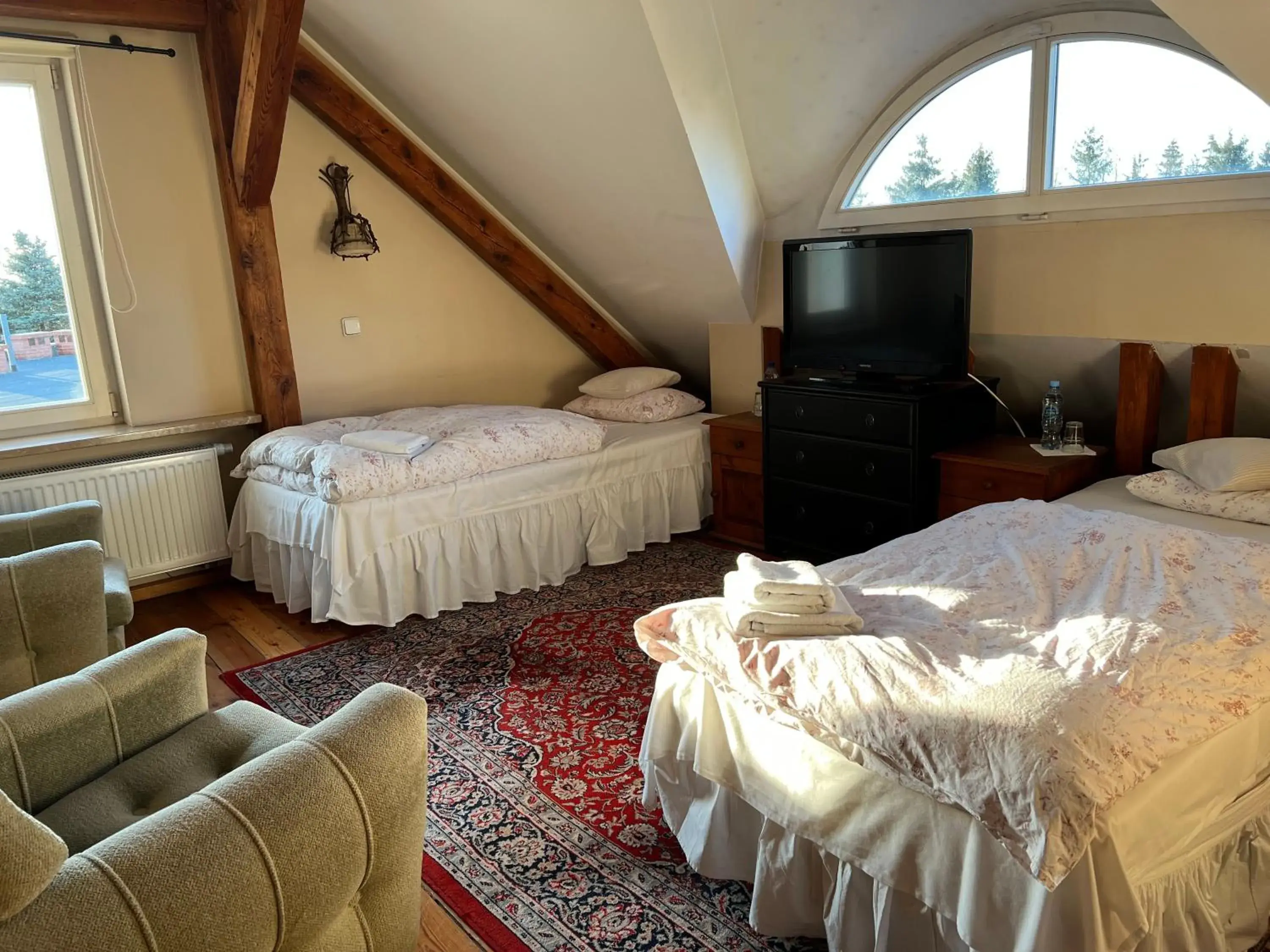 Twin Room in Mleczarnia Hotel Restauracja Twin Room in Mleczarnia Hotel Restauracja