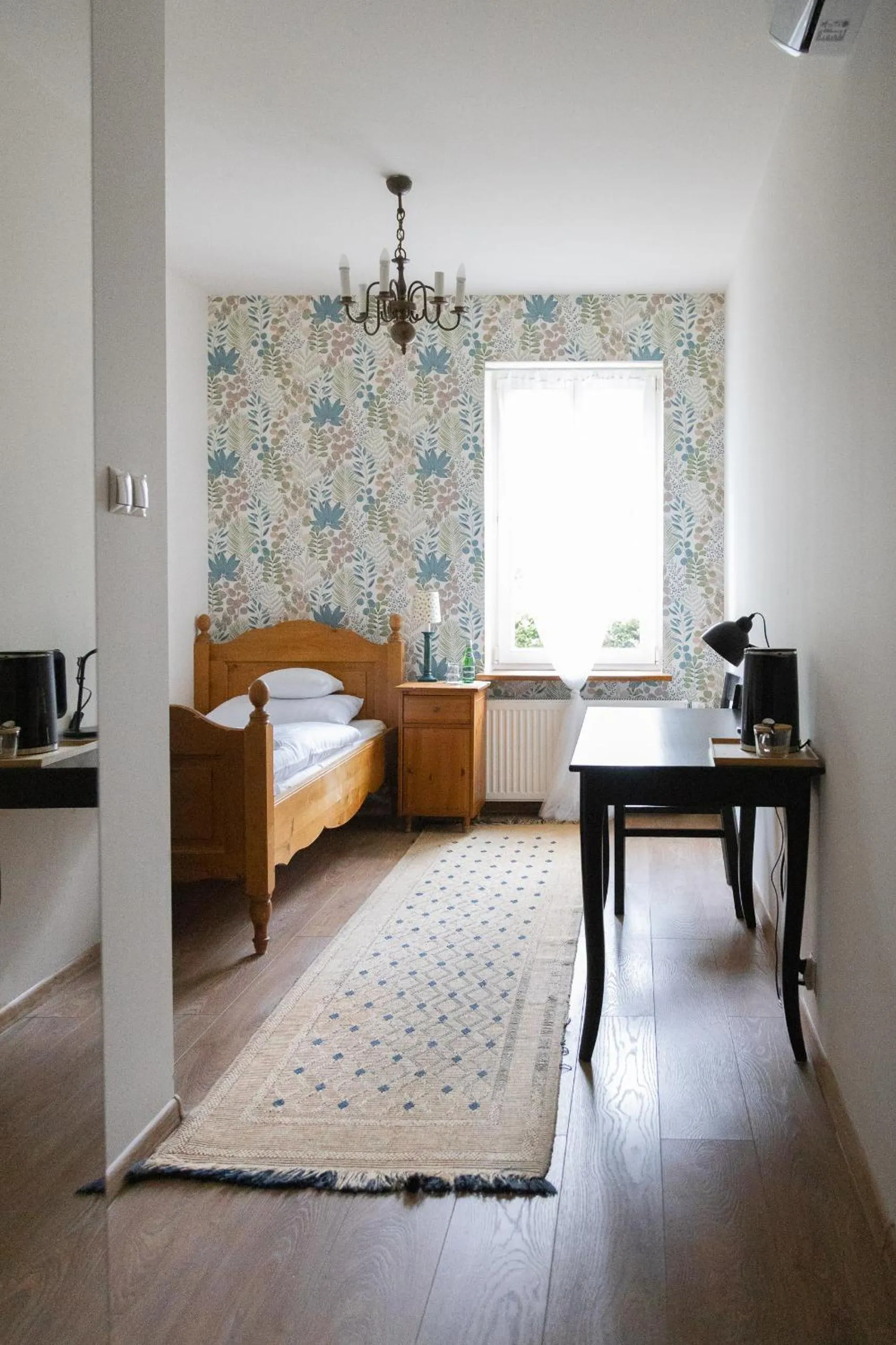 Bed in Mleczarnia Hotel Restauracja