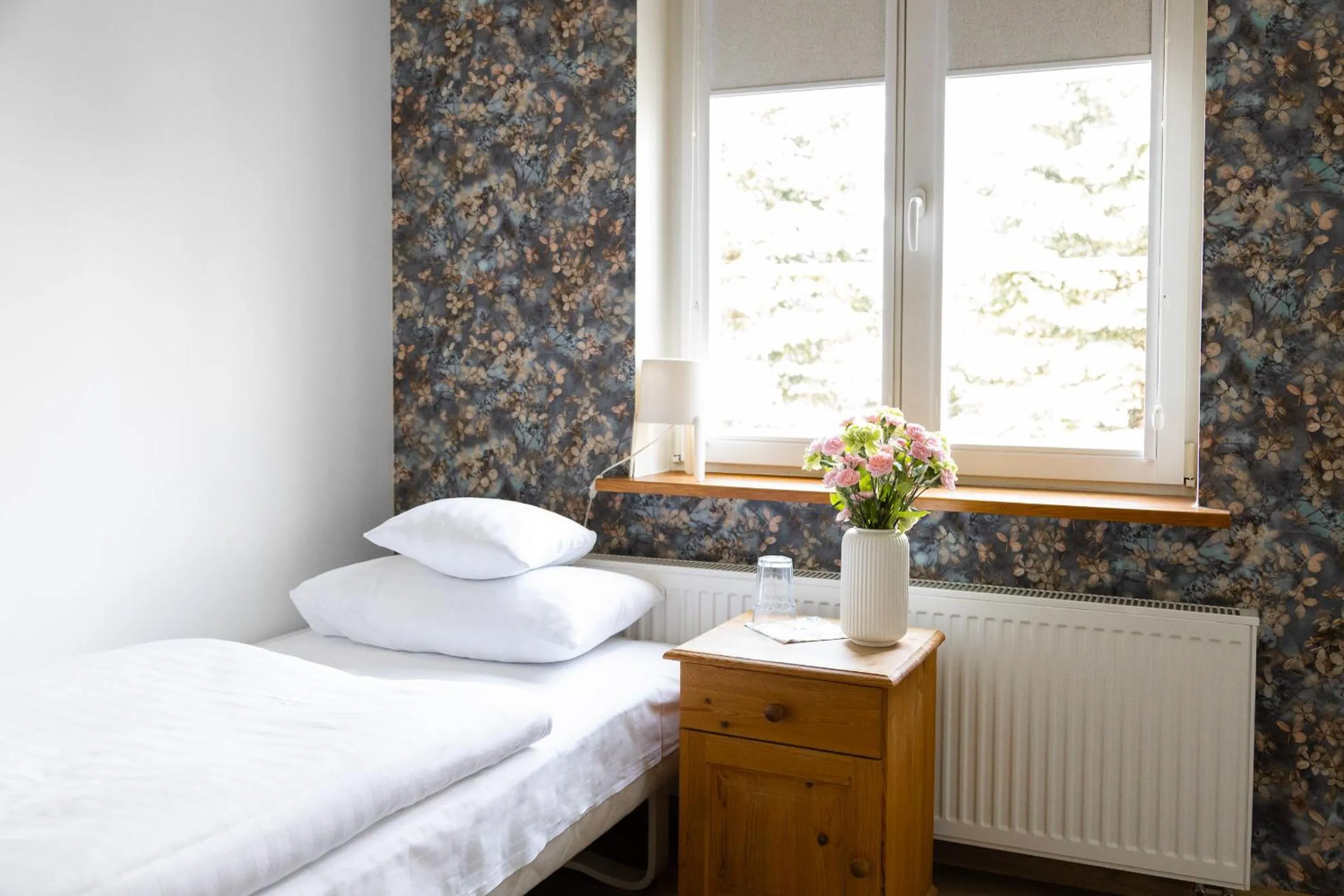 Bed in Mleczarnia Hotel Restauracja