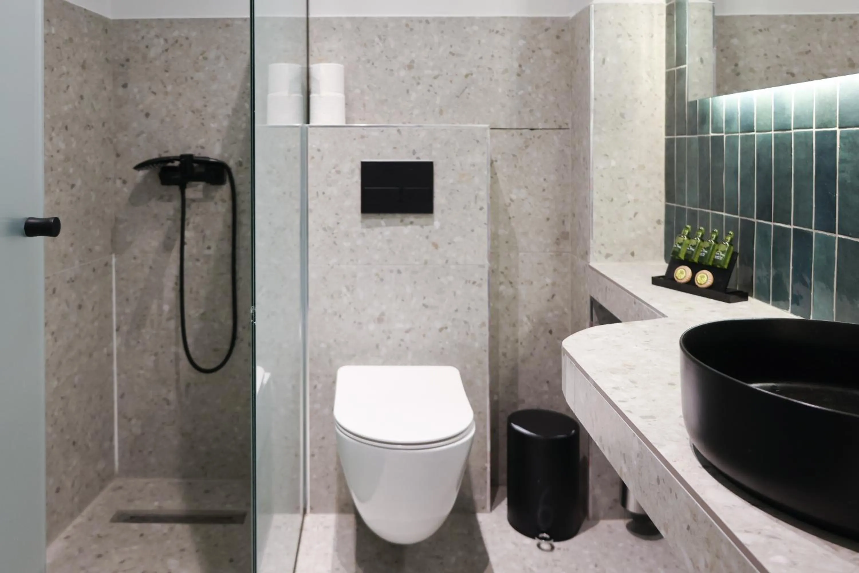 Shower in Uphill Unique Boutique Suites