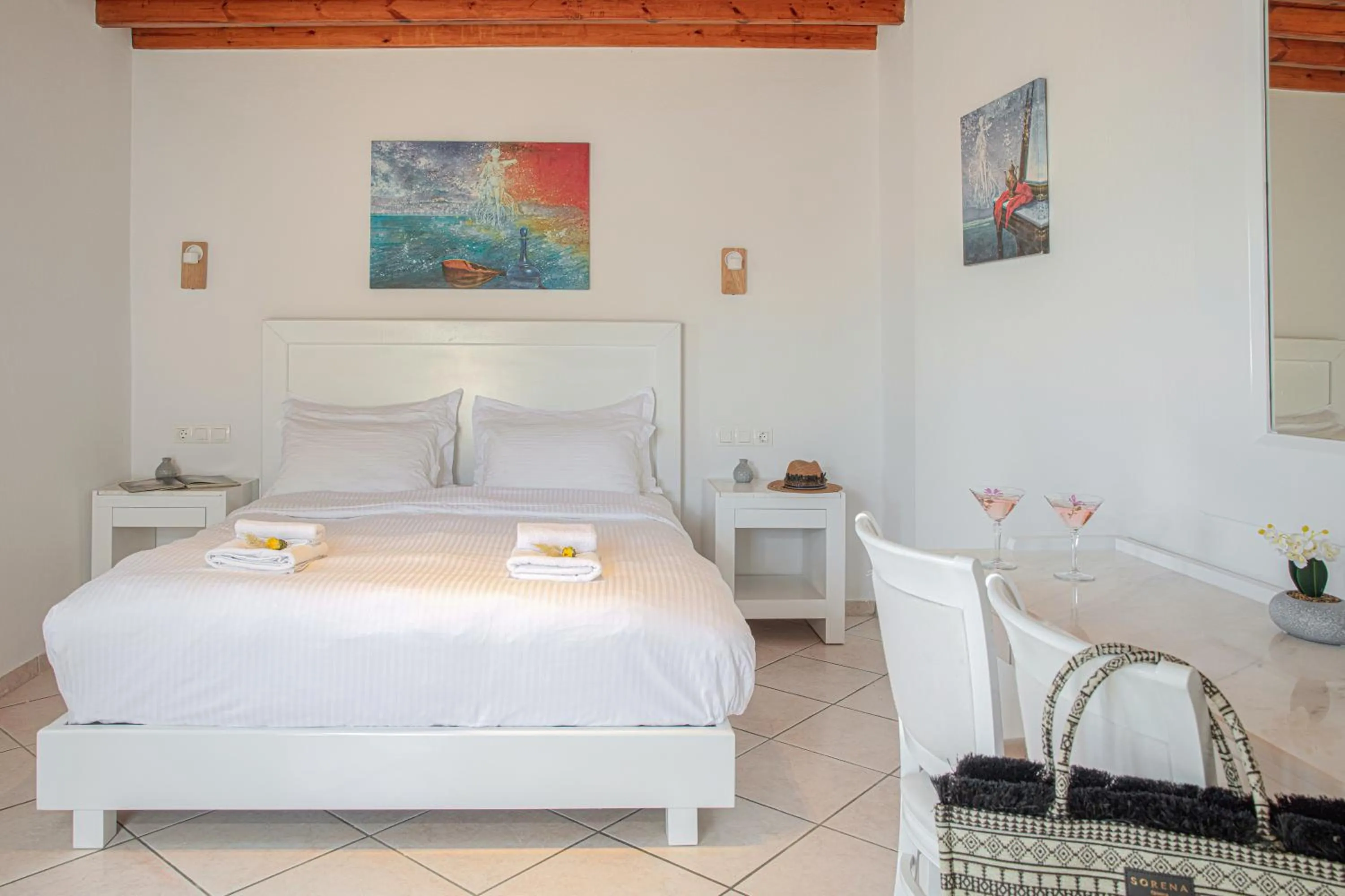 Photo of the whole room, Bed in CORFOSTAR ROOMS