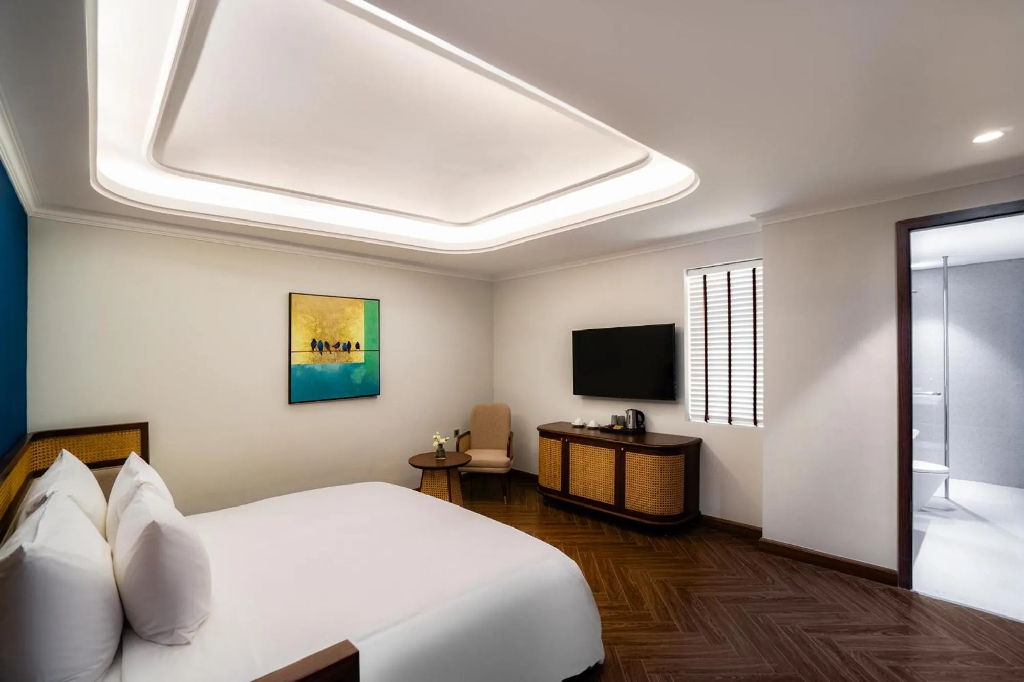 Communal lounge/ TV room, Bed in La Siesta Classic Hang Thung