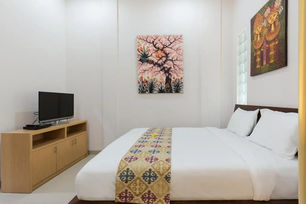 Bed in Kubal Villa and Living Seminyak