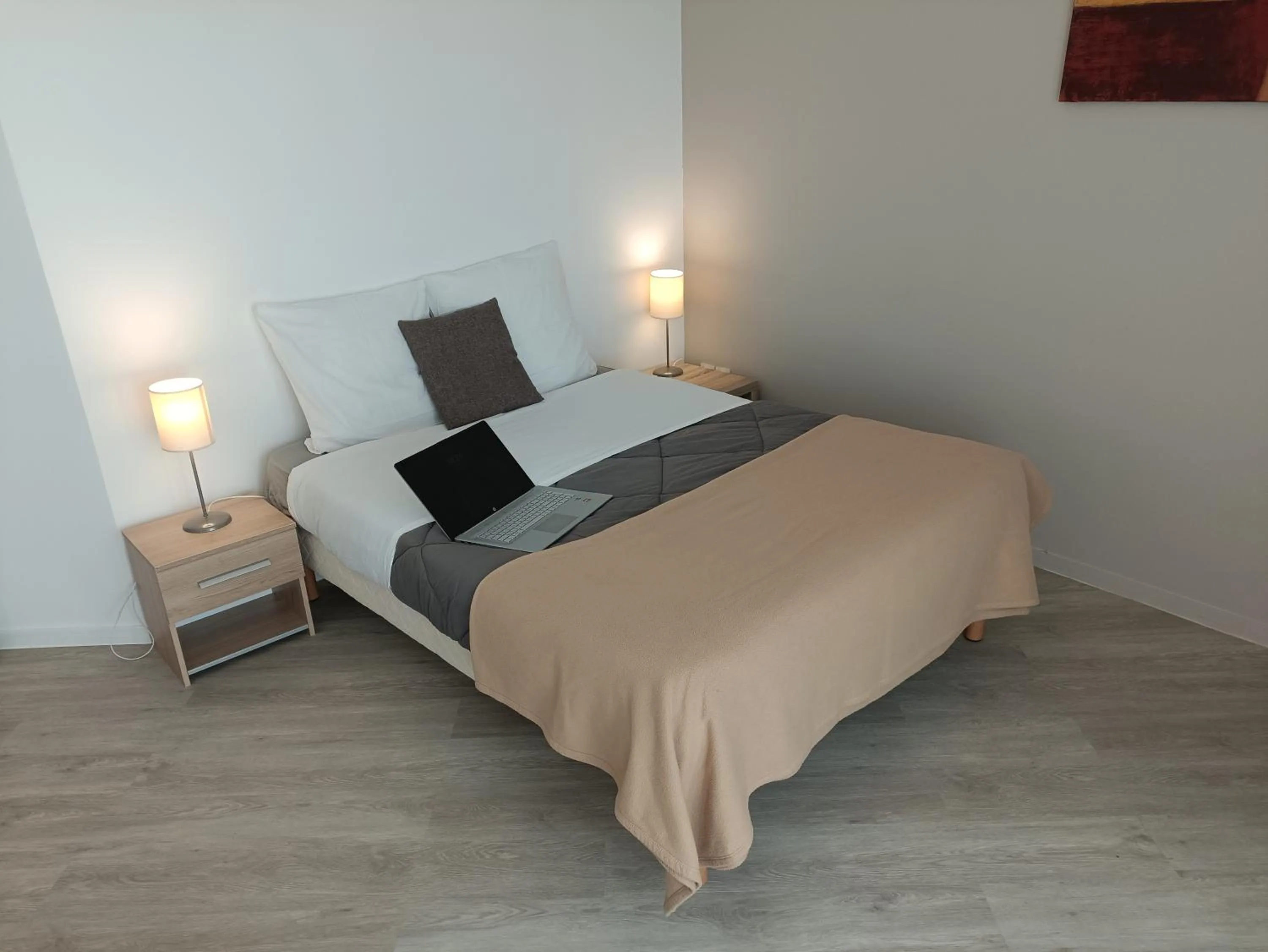 Bed in Terres de France - Appart Hôtel Rouen Flaubert