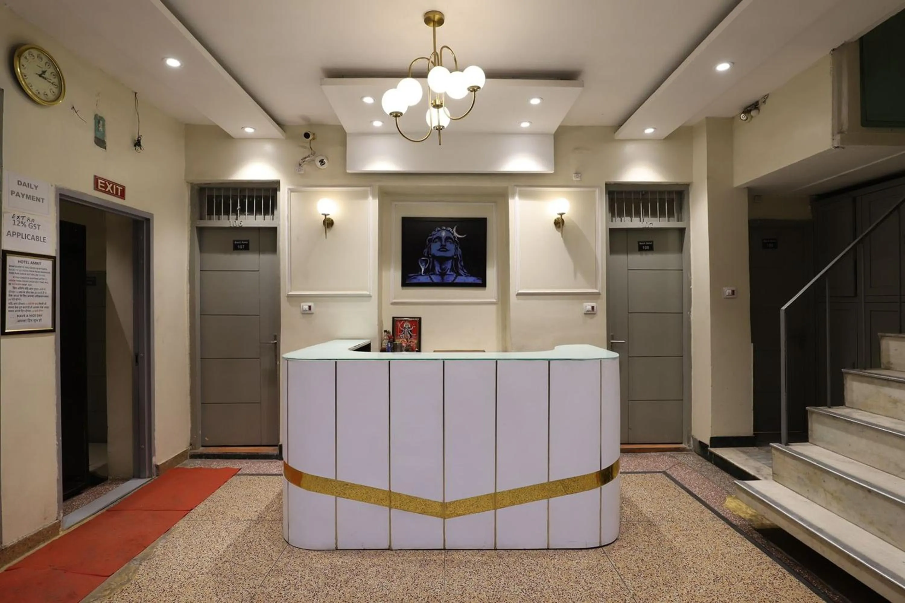 Lobby or reception in Hotel Amrit Near Old Delhi Railway Station