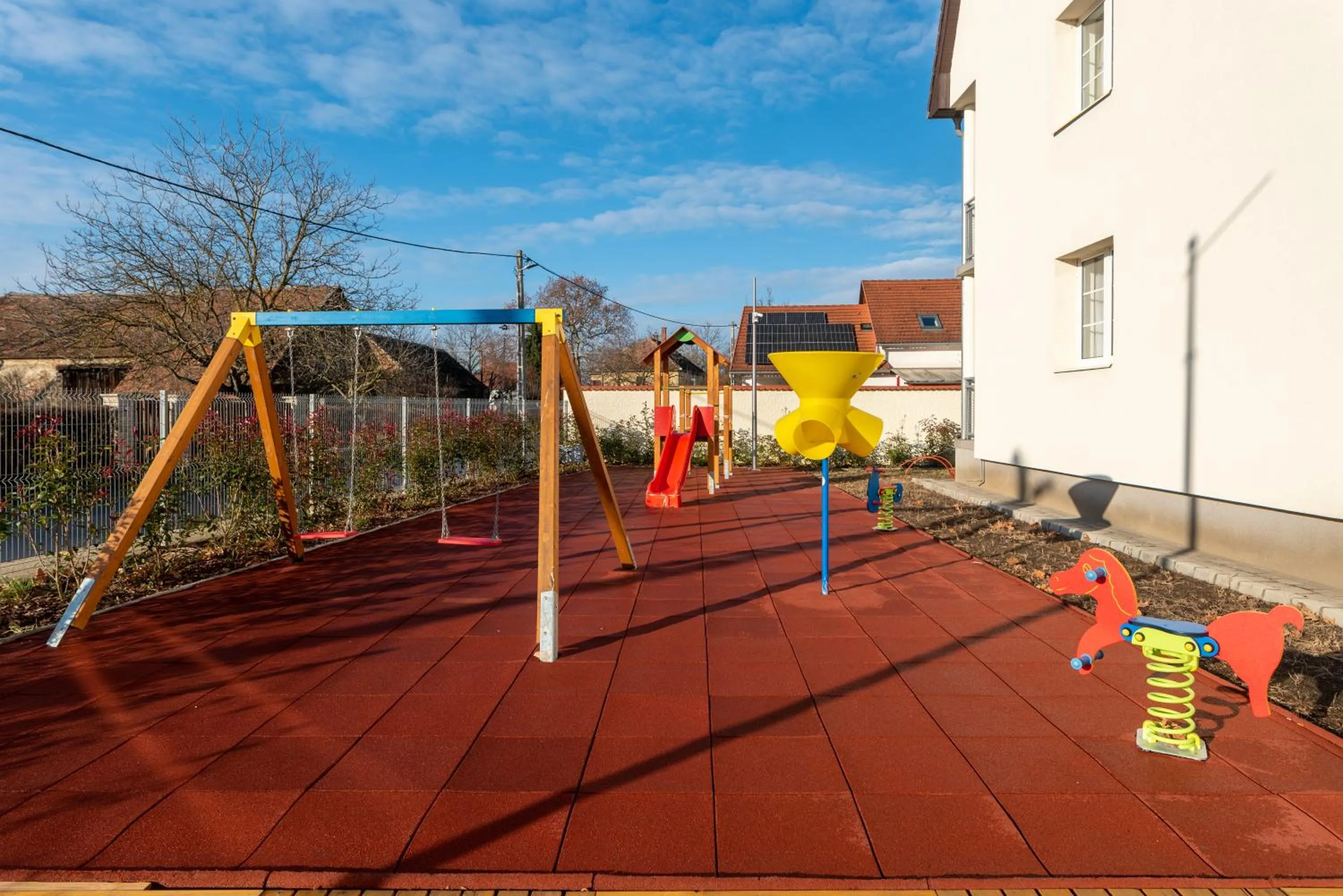 Children play ground in Holdvirág Hotel