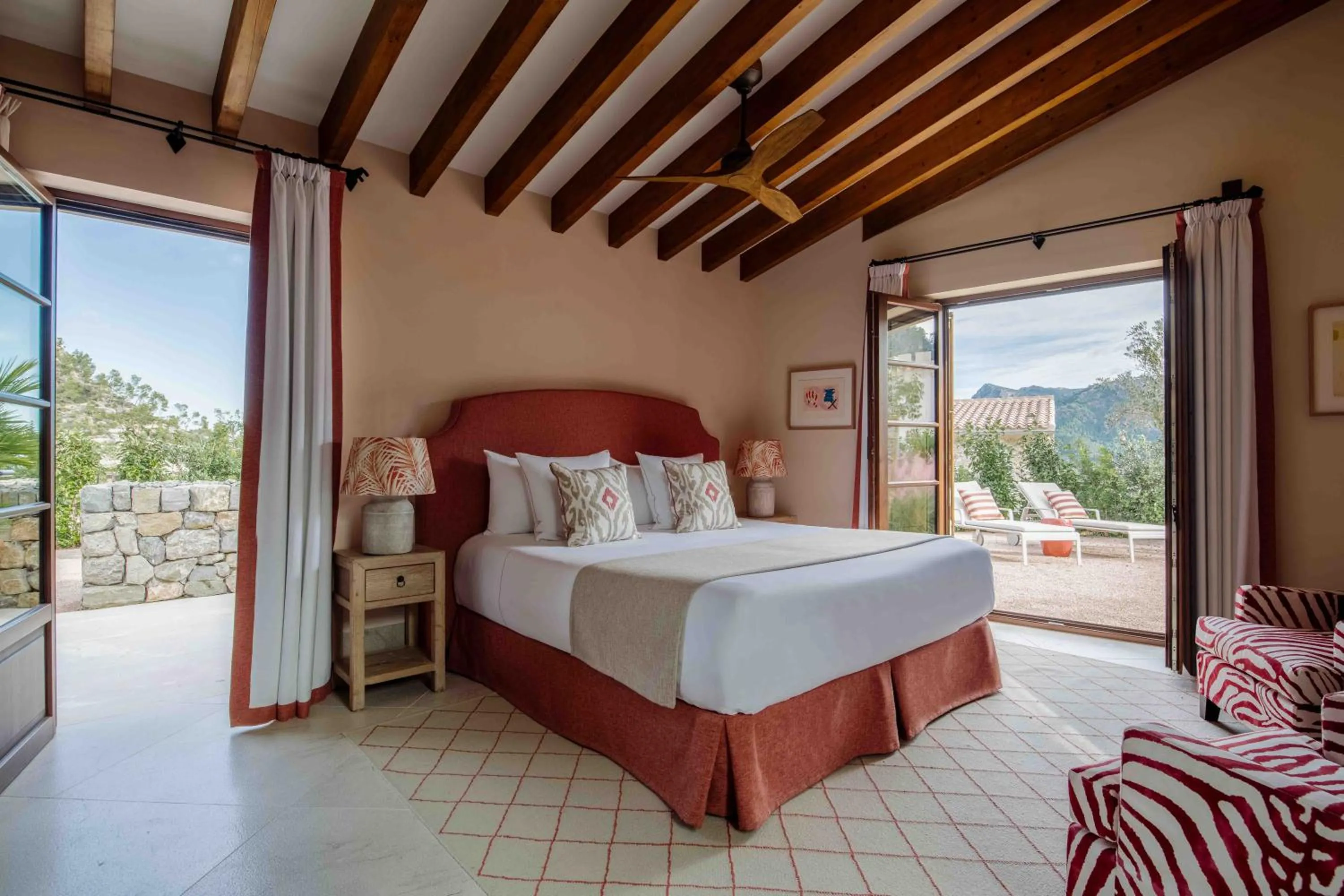 View (from property/room), Bed in Son Bunyola Resort and Villas