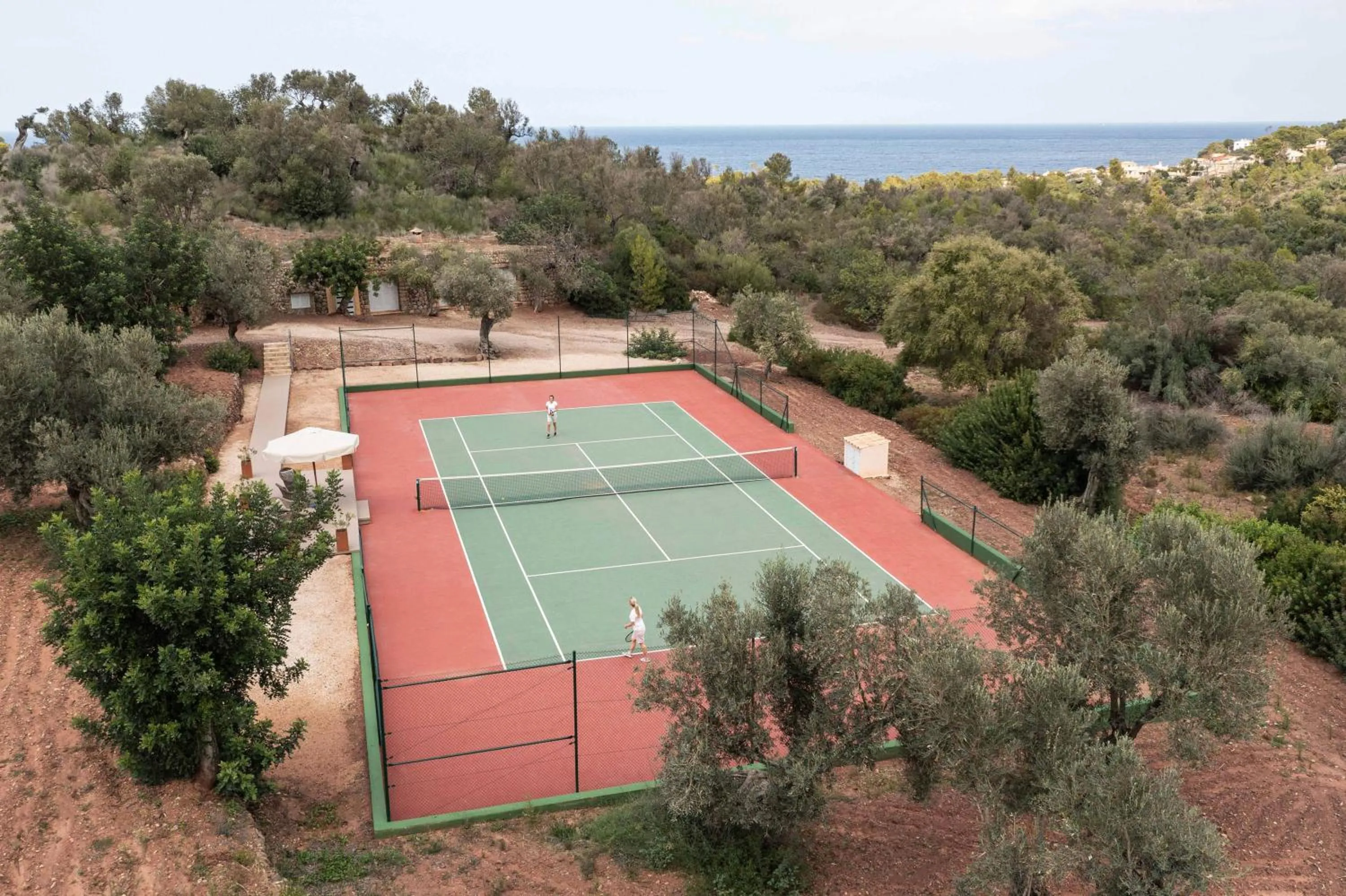 Tennis court in Son Bunyola Resort and Villas