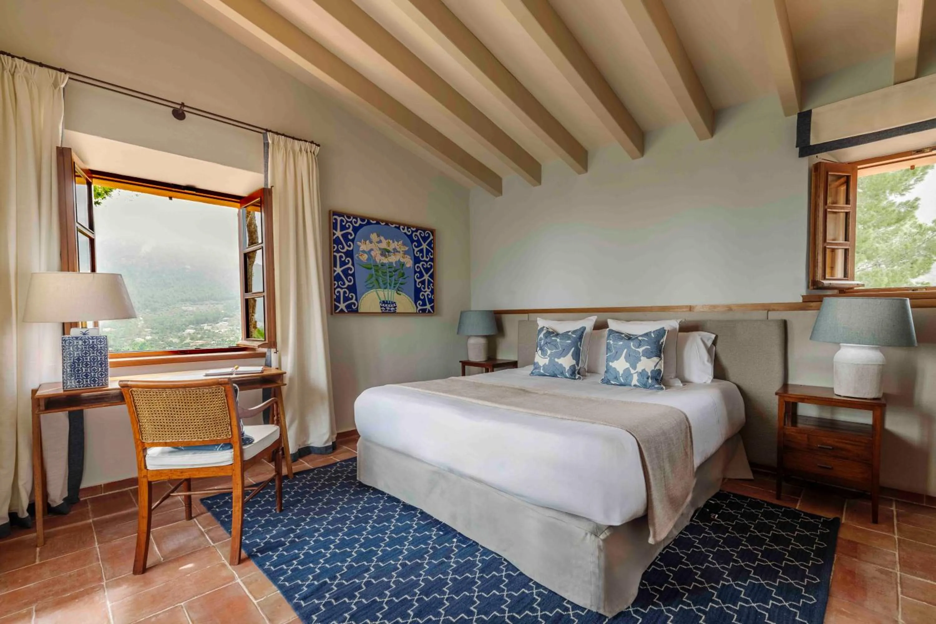 Bed in Son Bunyola Resort and Villas