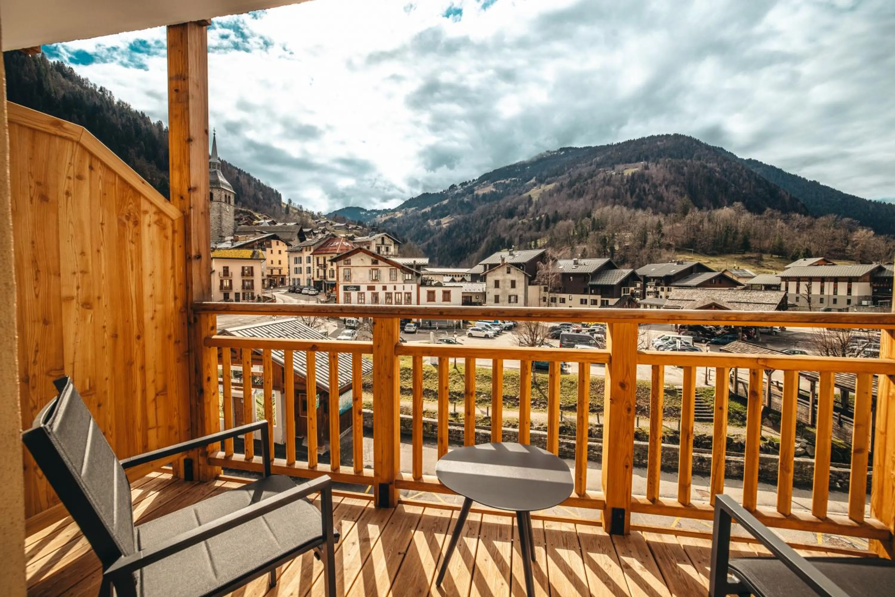 Natural landscape in Hôtel de la Roche
