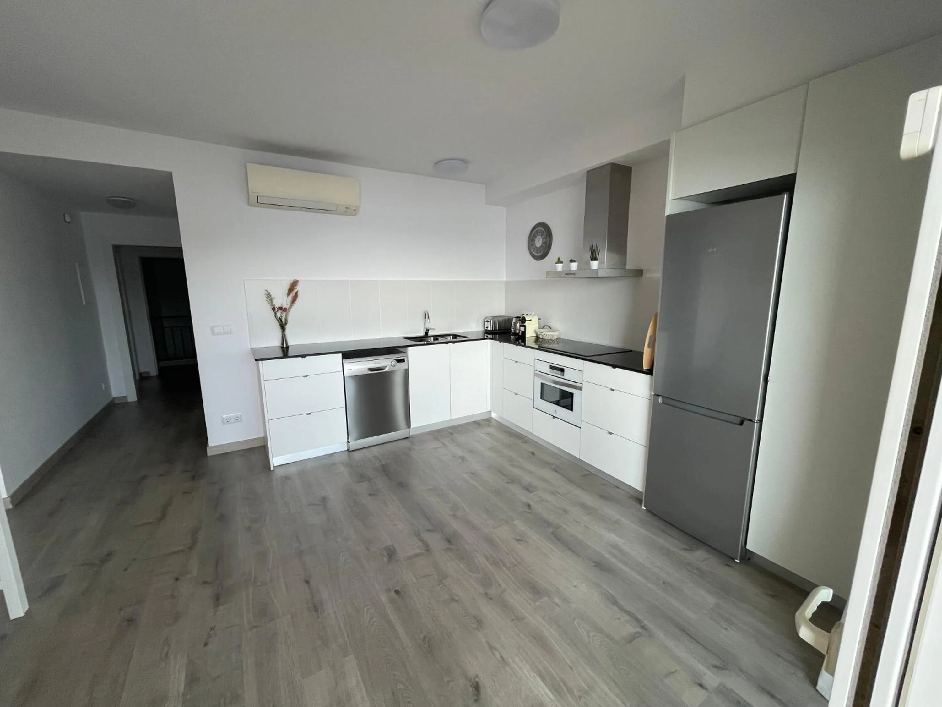 Kitchen or kitchenette in Arena, exquisito apartamento con aire acondicionado en la playa