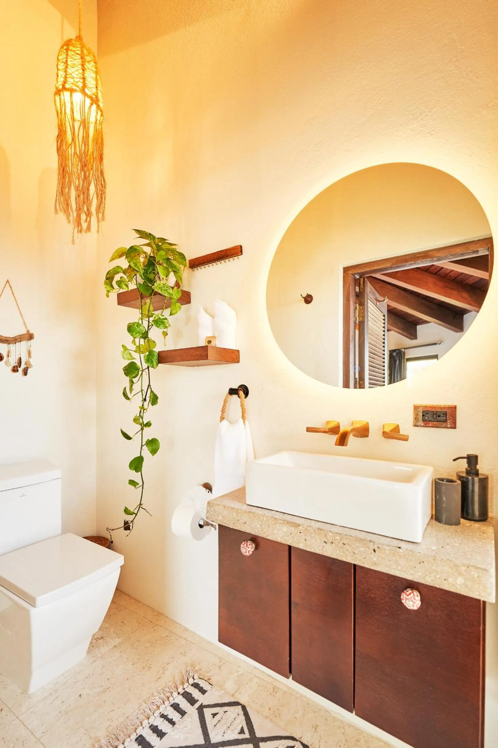 Bathroom in The Aerial, BVI