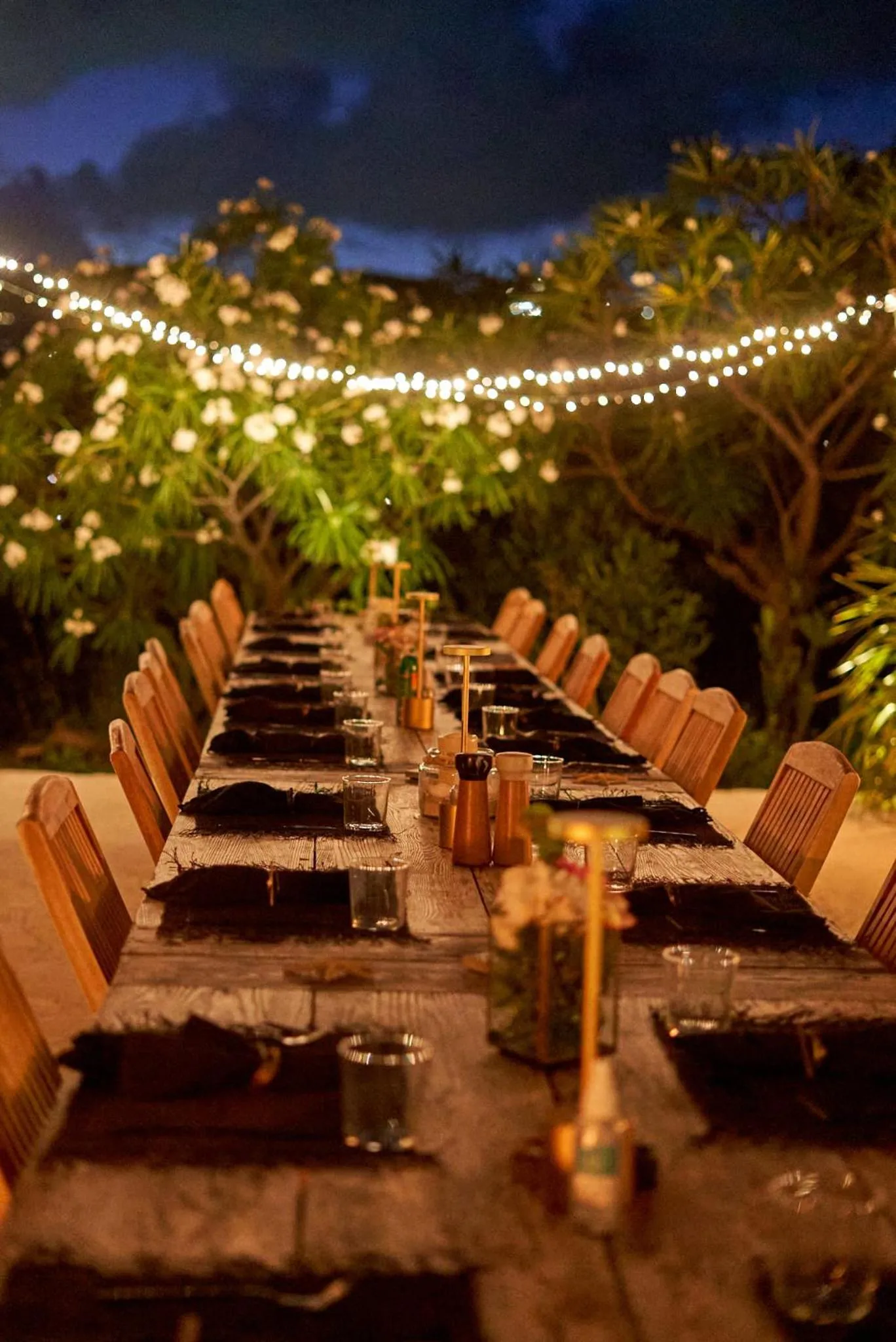 Dinner in The Aerial, BVI